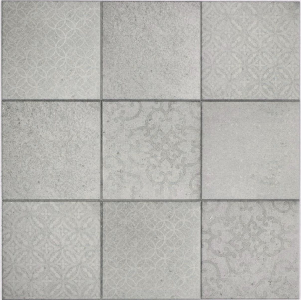 Mosani Mosaikfliesen 10 Stk. Wandpaneele in Steinoptik Retro Selbstklebend, Set, 10-teilig, Spritzwasserbereich geeignet, Küchenrückwand Spritzschutz