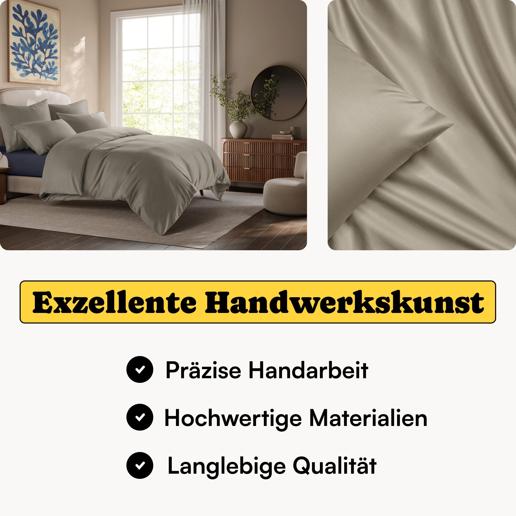 Seralino Spannbettlaken 100% Lyocell (Tencel), weiches, atmungsaktives Span günstig online kaufen