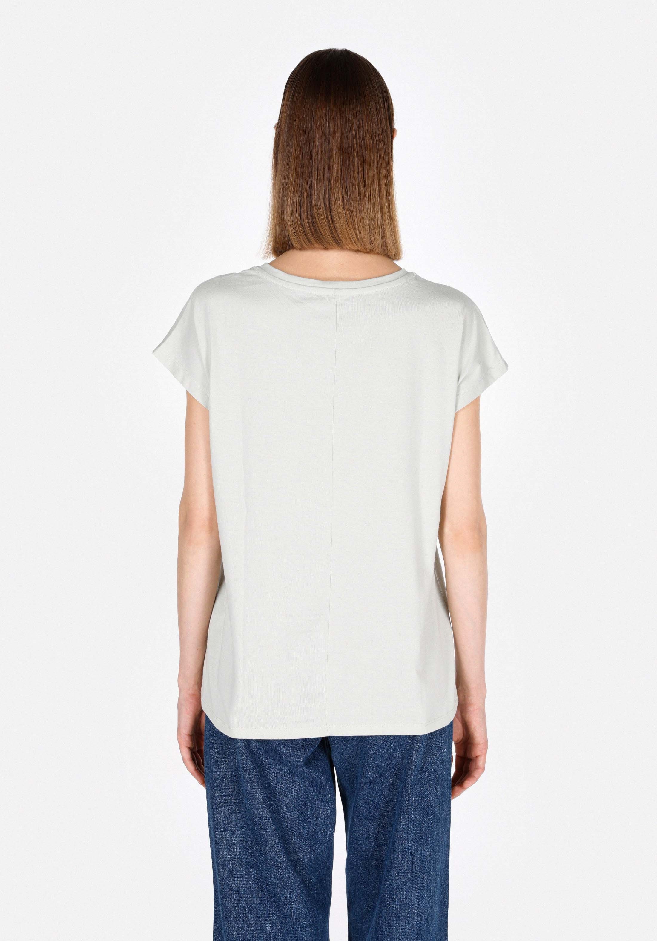 Colins T-Shirt Colins Regular Fit Rundhals bedrucktes Damen-Kurzarm-T-Shirt