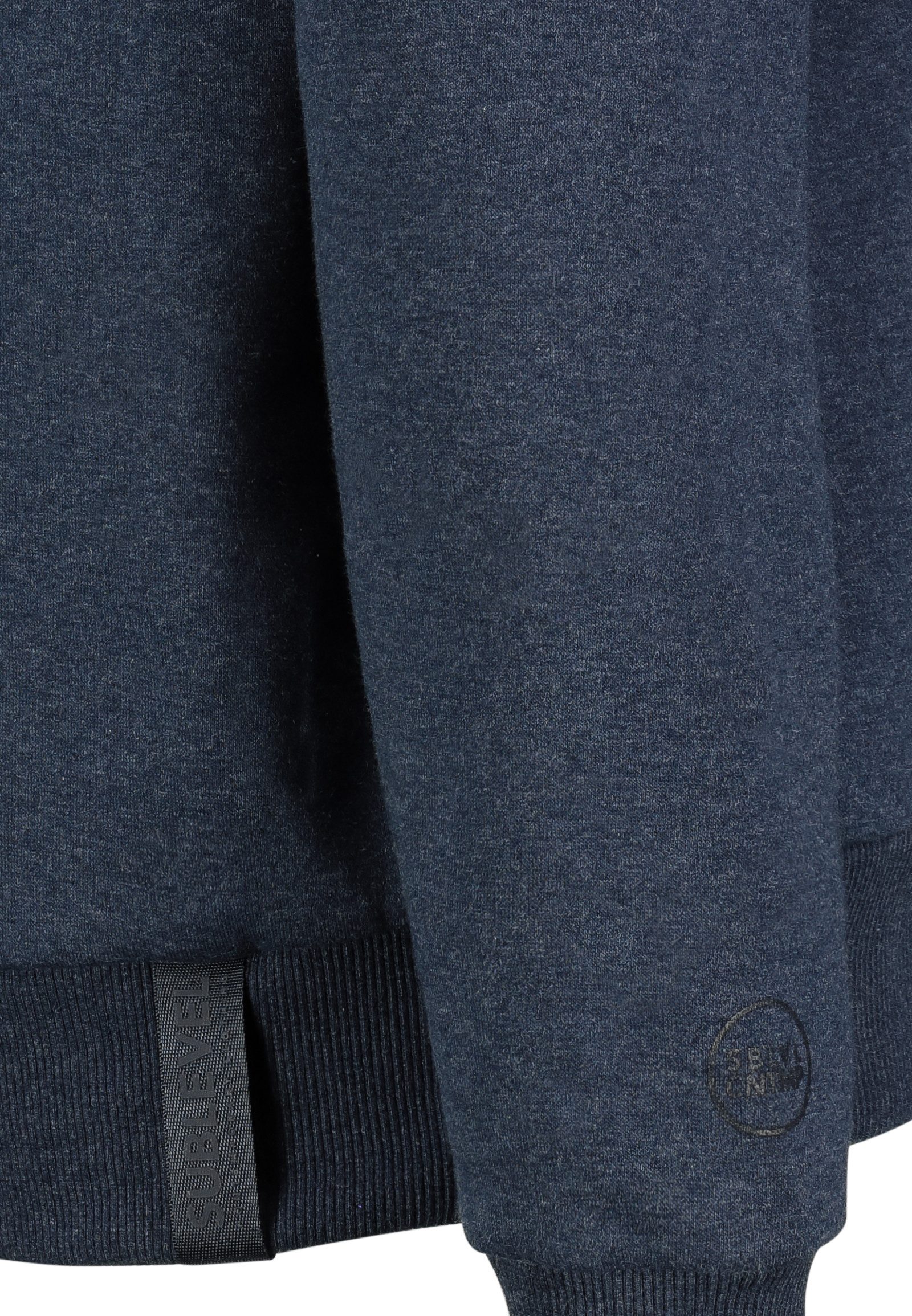 SUBLEVEL Hoodie mit Kängurutasche und Logo-Print (1-tlg) Sweat Hoodie