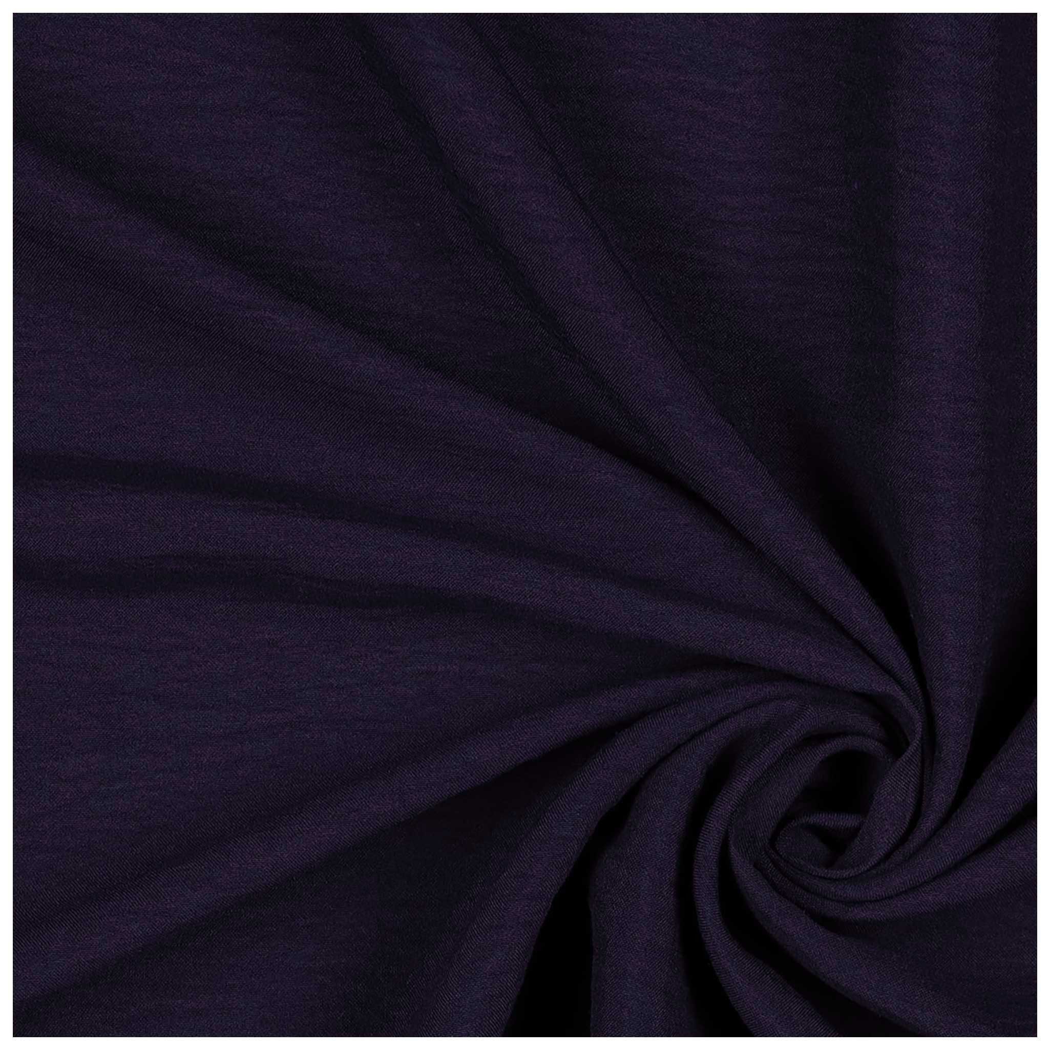 maDDma Stoff Papillion Stoff ab 1m x 150cm Meterware Polyesterstoff Sommerstoff, 024 - aubergine