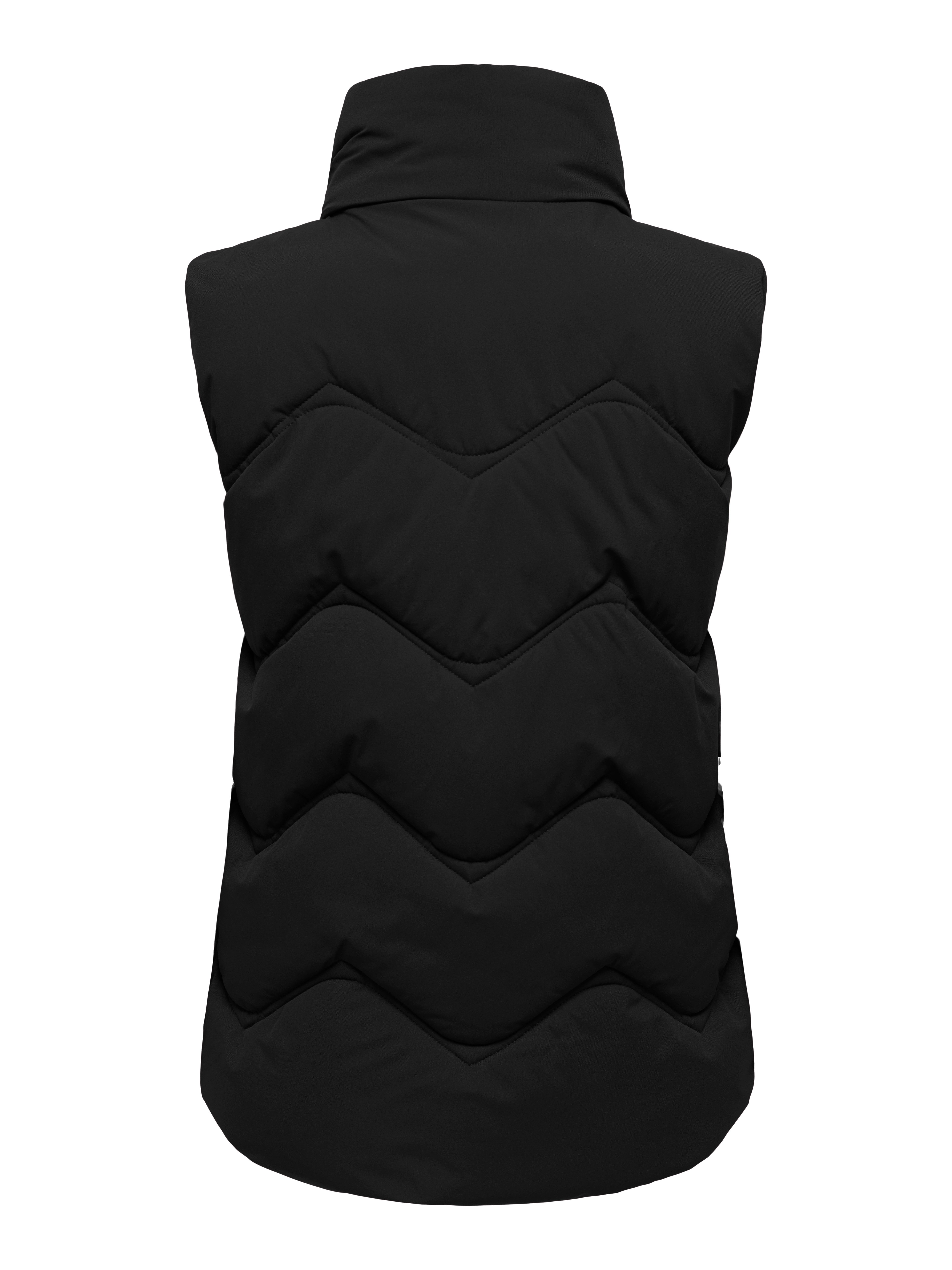 JDY Steppweste JDYPOWER SHORT WAISTCOAT OTW HAB Kunstfaser