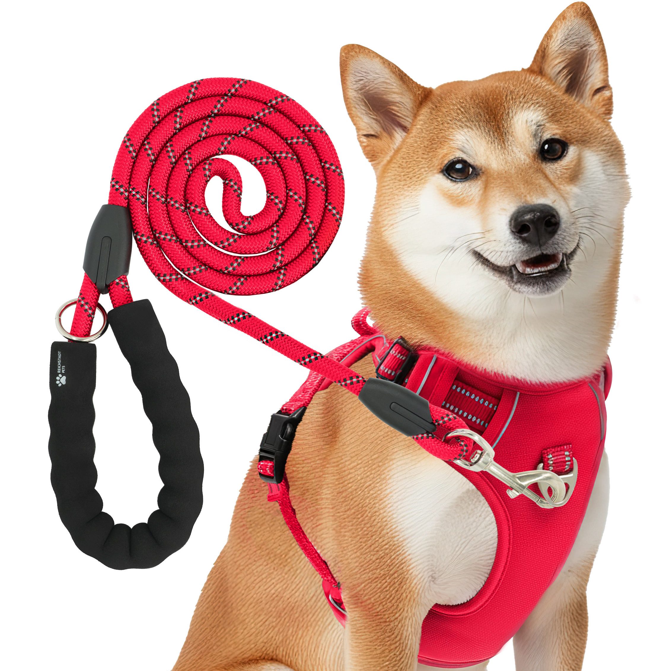 Reichstadt Hunde-Geschirr RS Pets Hundegeschirr & Leinen Set 25RSP083-4, Polyester, atmungsaktives Netzgewebe und robuster Oxford-Stoff