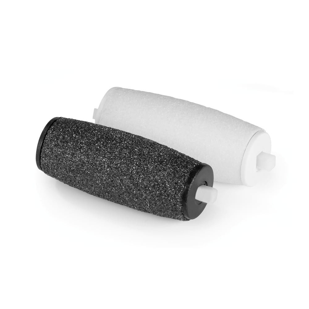 VITALmaxx Pediküreaufsatz Ersatz-Rolle Set 4-tlg. - weiß/schwarz