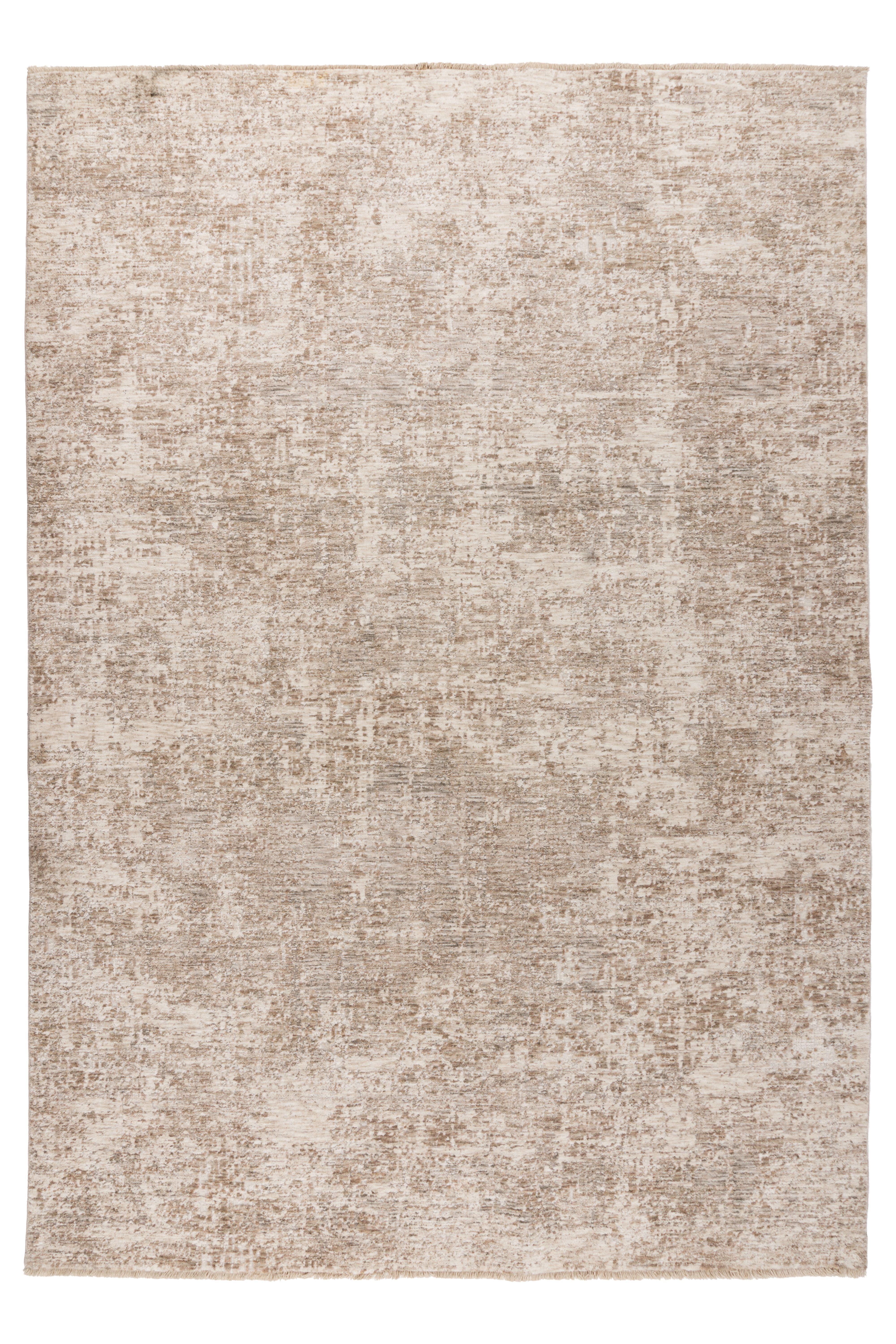 Obsession Teppich My Bella 239, rechteckig, Höhe: 13 mm, modernes abstraktes Design, Hoch-Tief Effekt, mit Fransen