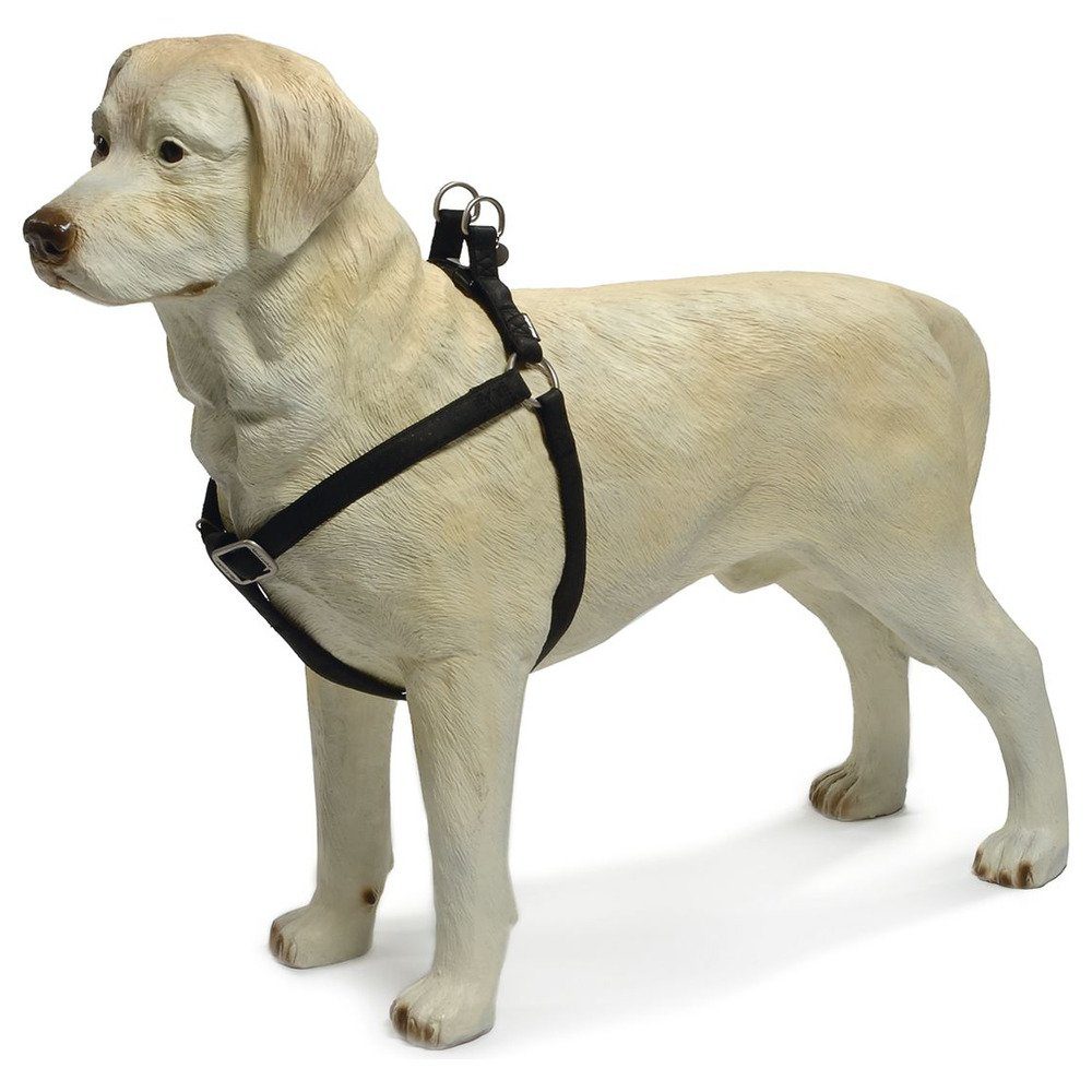 Beeztees Hunde-Geschirr Hundegeschirr Mac Leder schwarz günstig online kaufen