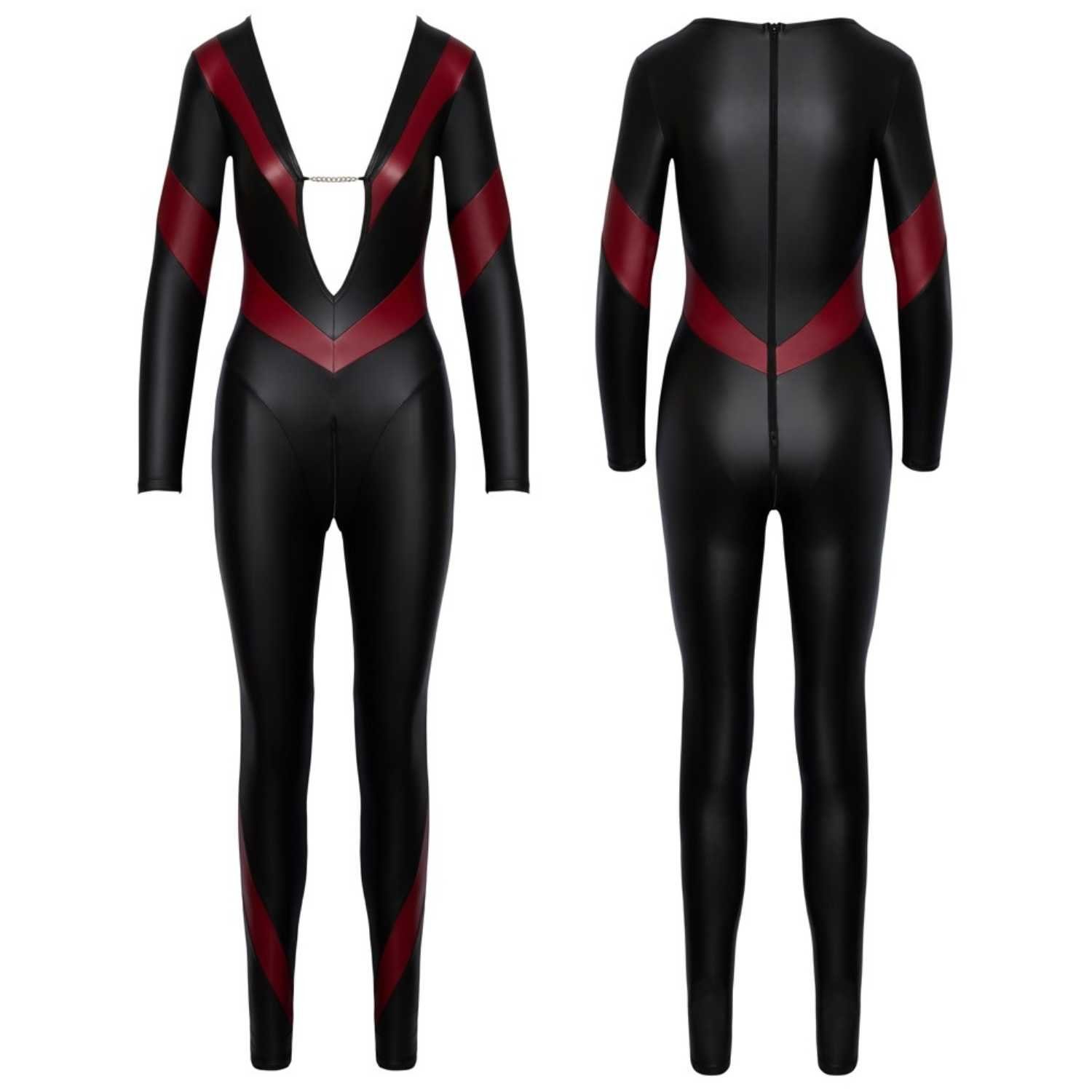 Cottelli PARTY Body Sexy Overall schwarz-rot L