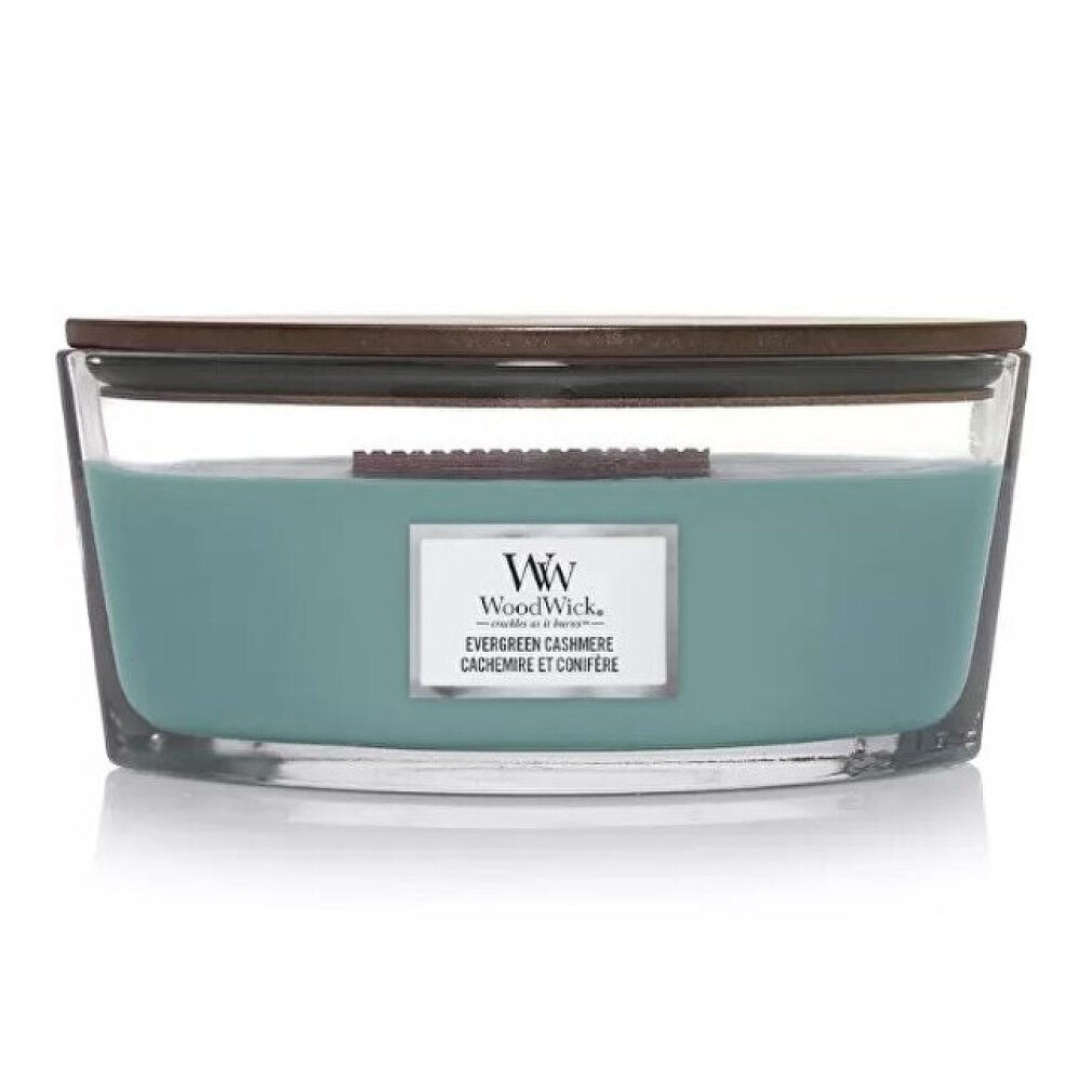 Woodwick Duftkerze Evergreen Cashmere Duftkerze mit Docht 453,6 g