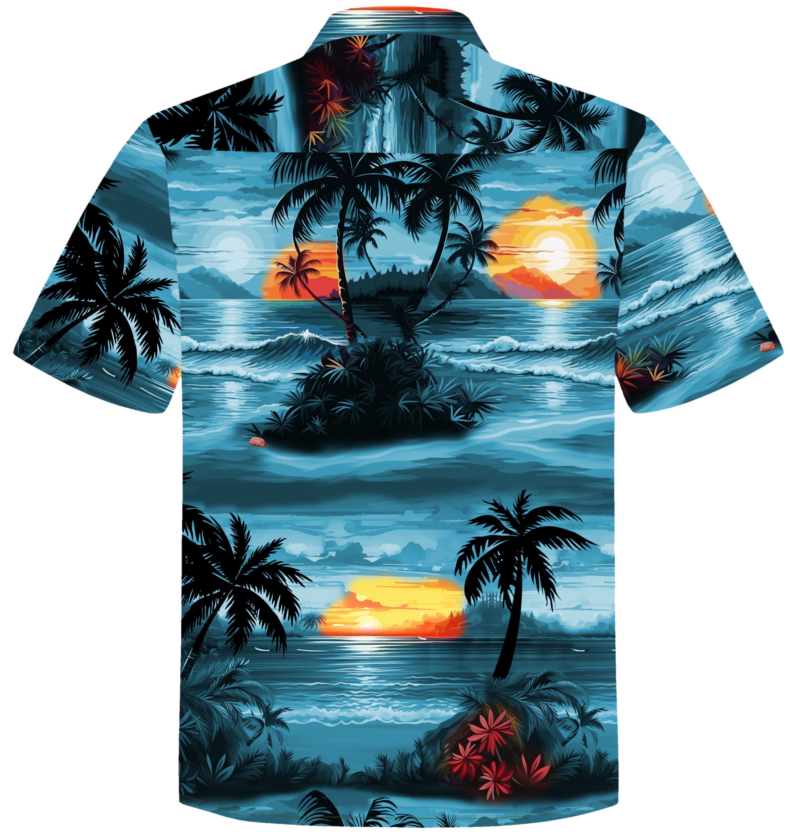 Hawaiihemdshop.de Hawaiihemd Hawaii Hemd Herren Baumwolle Kurzarm Hawaiihem günstig online kaufen