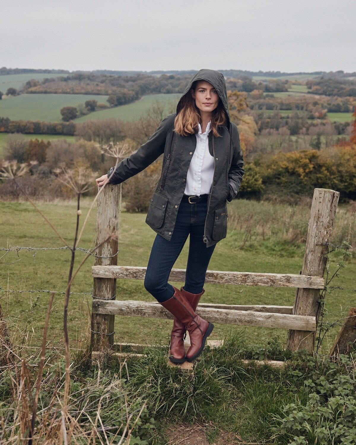 Barbour Allwetterjacke Wachsjacke Ivy günstig online kaufen