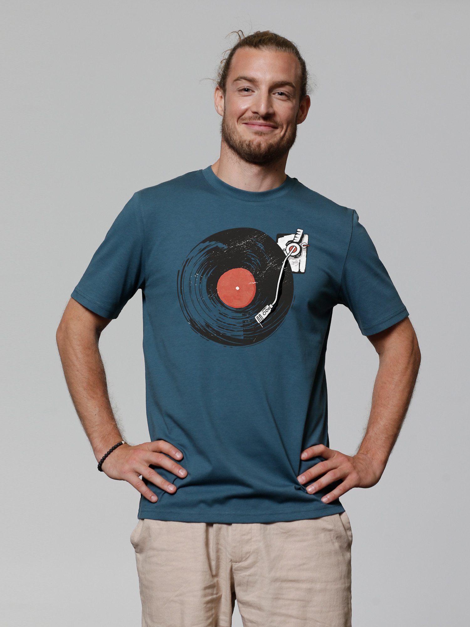 T-Shirt Schallplatte