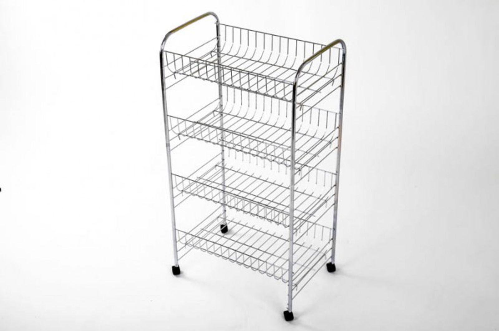 BURI Servierwagen Haushaltswagen mit 4 Böden