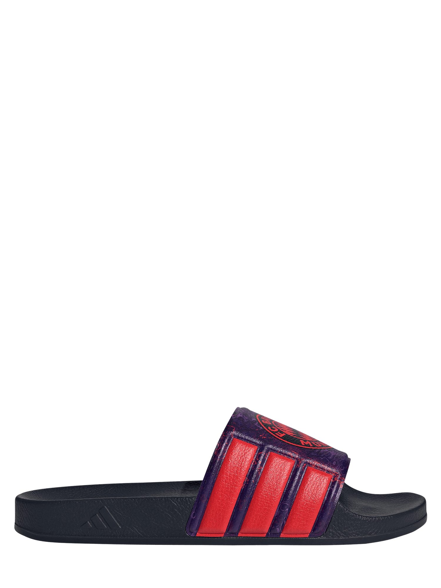 adidas Performance FC Bayern München, Adilette, Herren, Lila Badesandale