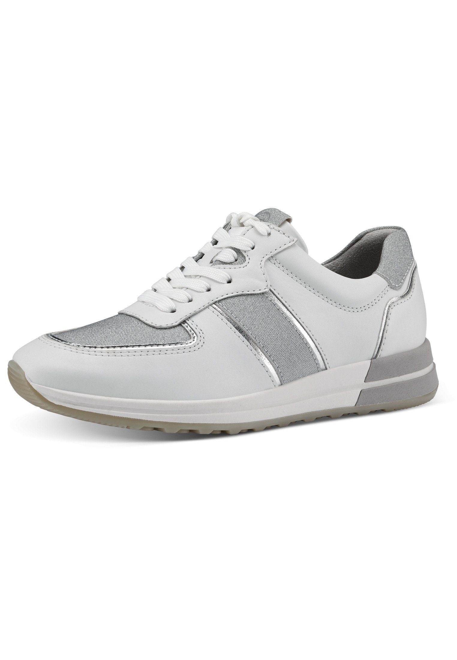 Sneaker WHT/Silver Glam 192 Tamaris 1-23782-30