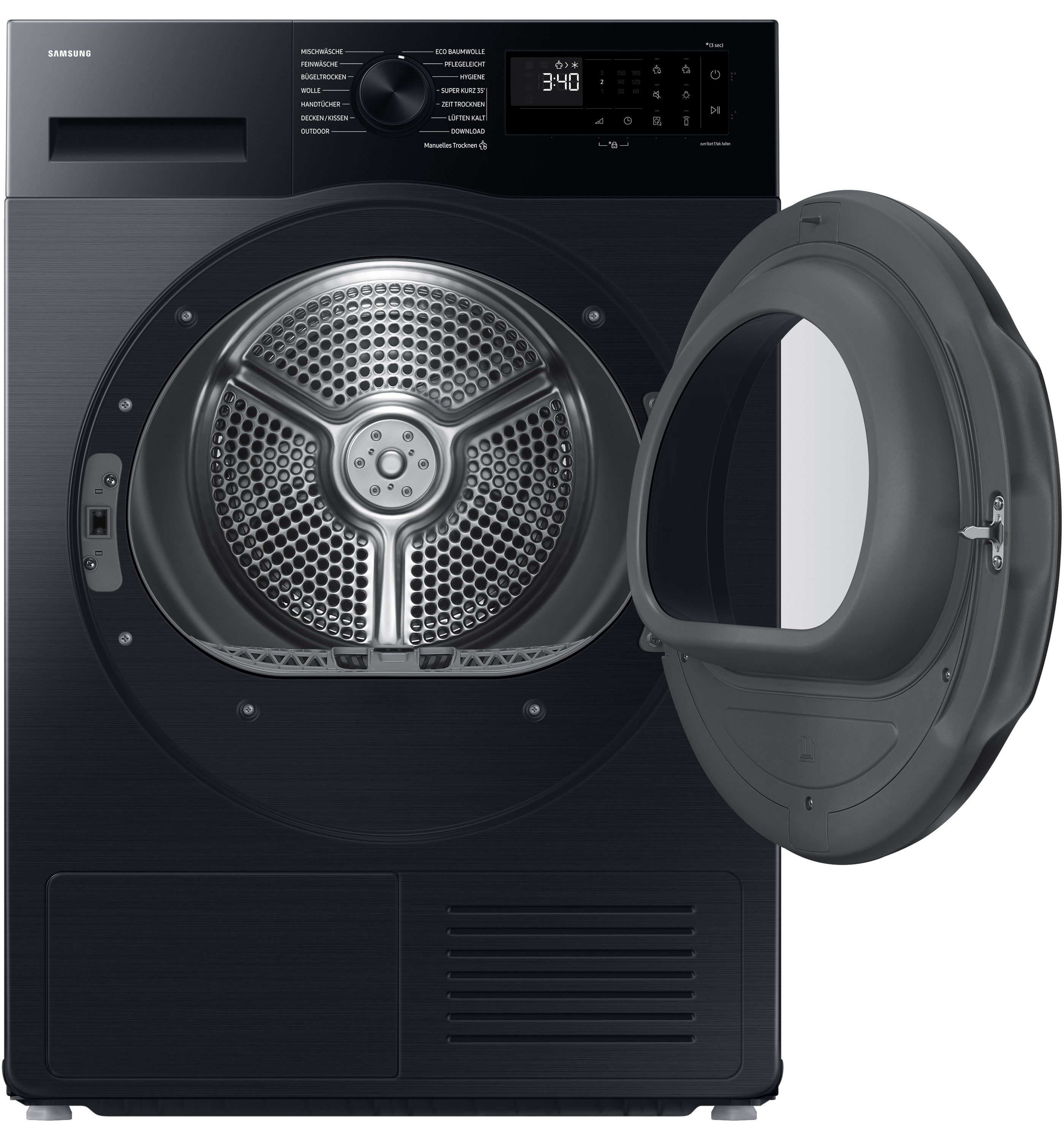 Samsung Wärmepumpentrockner DV5000D DV9EDG52A0AB, Optimal Dry ‑ Intelligent Trocknen mit Sensoren