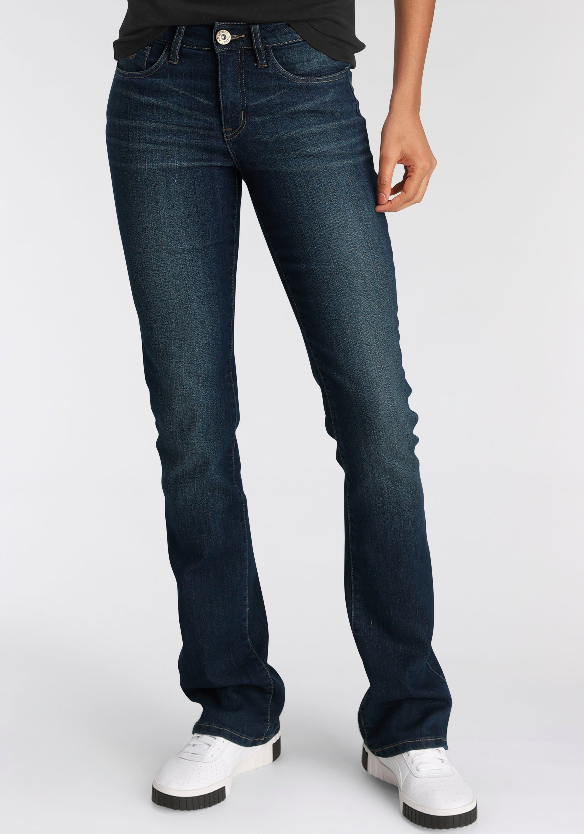 Arizona Bootcut-Jeans Baby-Boot Mid Waist