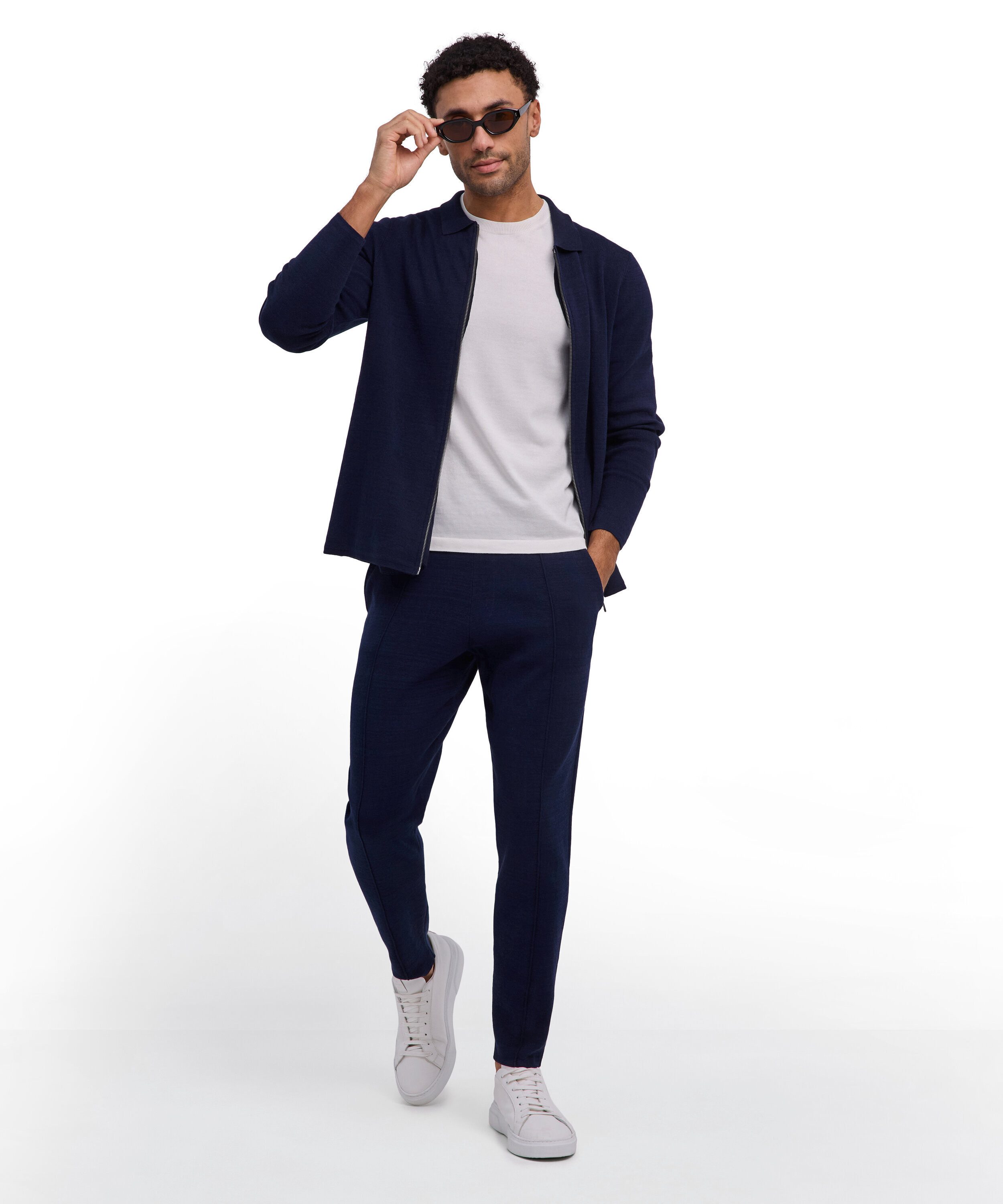FALKE Strickjacke Silk Linen Zip-Jacke (1-tlg)