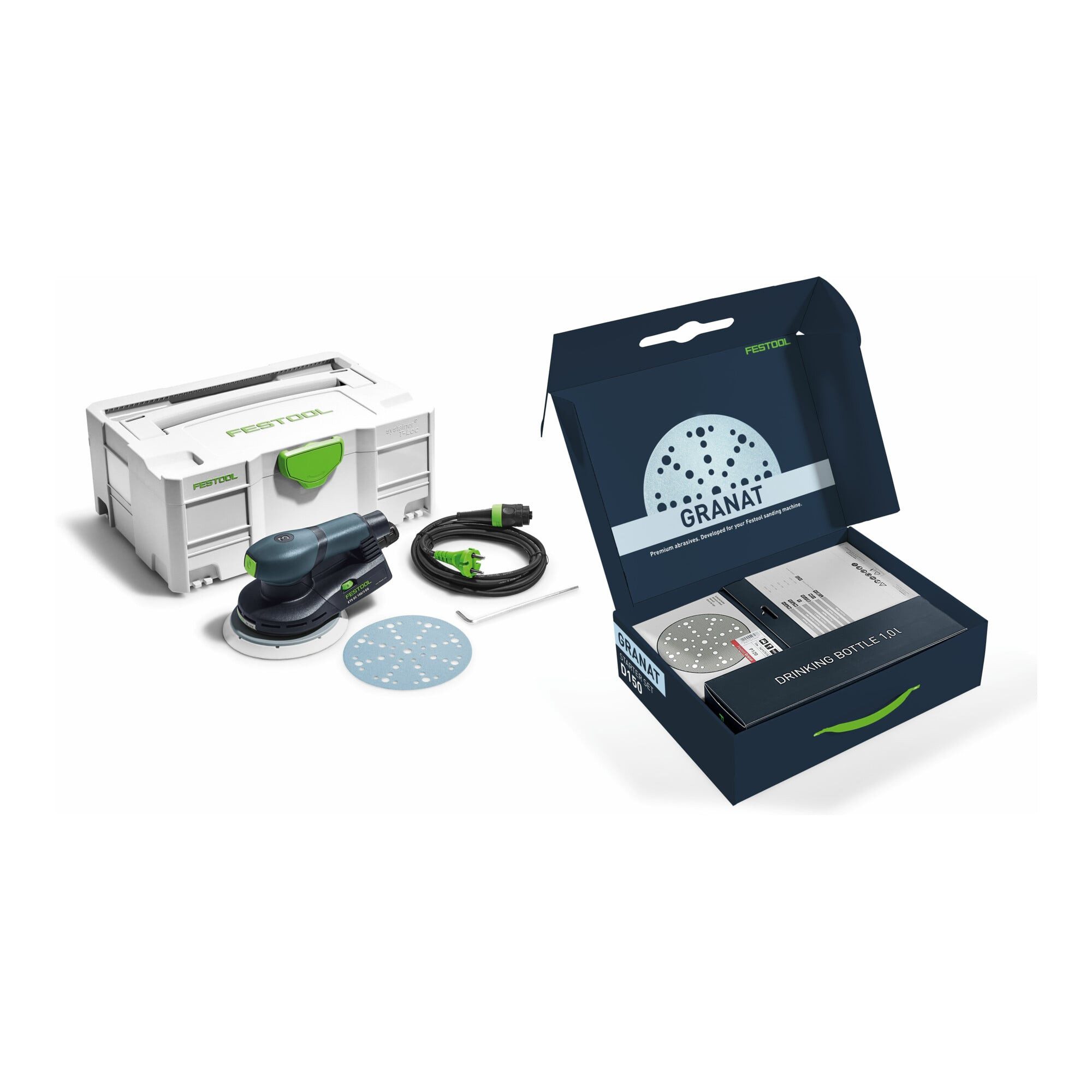 FESTOOL Exzenterschleifer Festool Exzenterschleifer ETS EC 150/3 GR-Set P