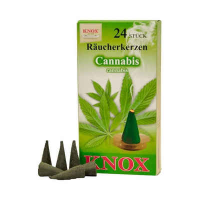 KNOX Räuchermännchen 3 Päckchen Räucherkerzen- Cannabis - 24er Packung