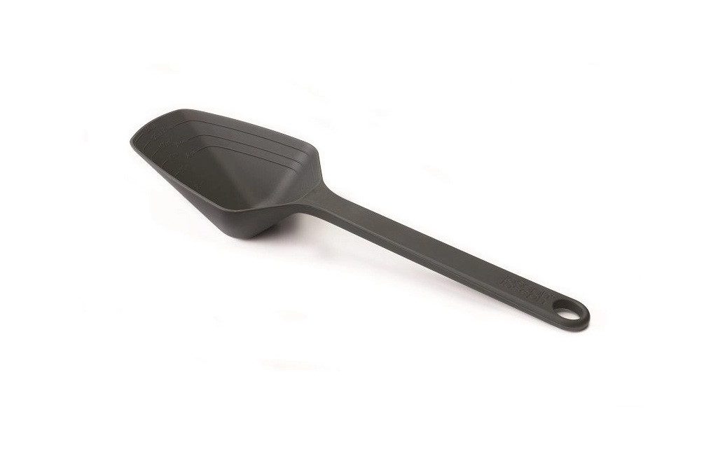 Joseph Joseph Schöpfkelle Servierlöffel mit integrierter Maßanzeige Anthrazit 30cm 150ml, 150 ml