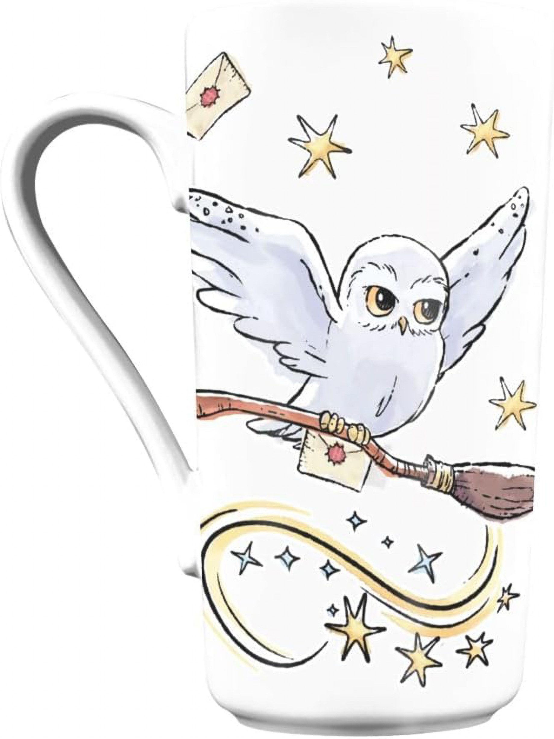 Pyramid International Latte-Macchiato-Tasse Harry Potter Grande Tasse – Hedwig Eule mit magischem Styling, 1-tlg., Aus robuster Keramik gefertigt