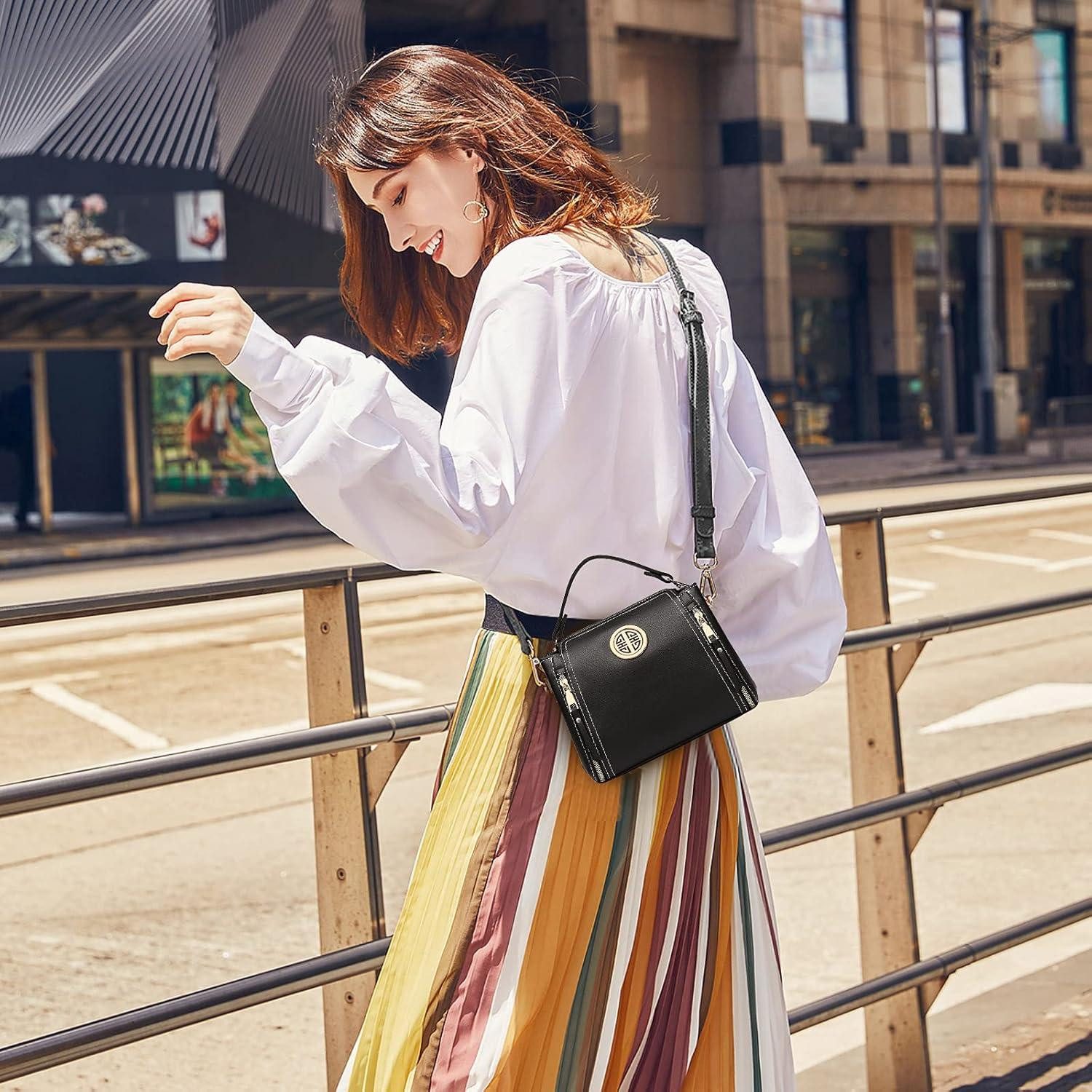 LuxusKollektion Handtasche Elegante Damen Handtasche Schultertasche günstig online kaufen