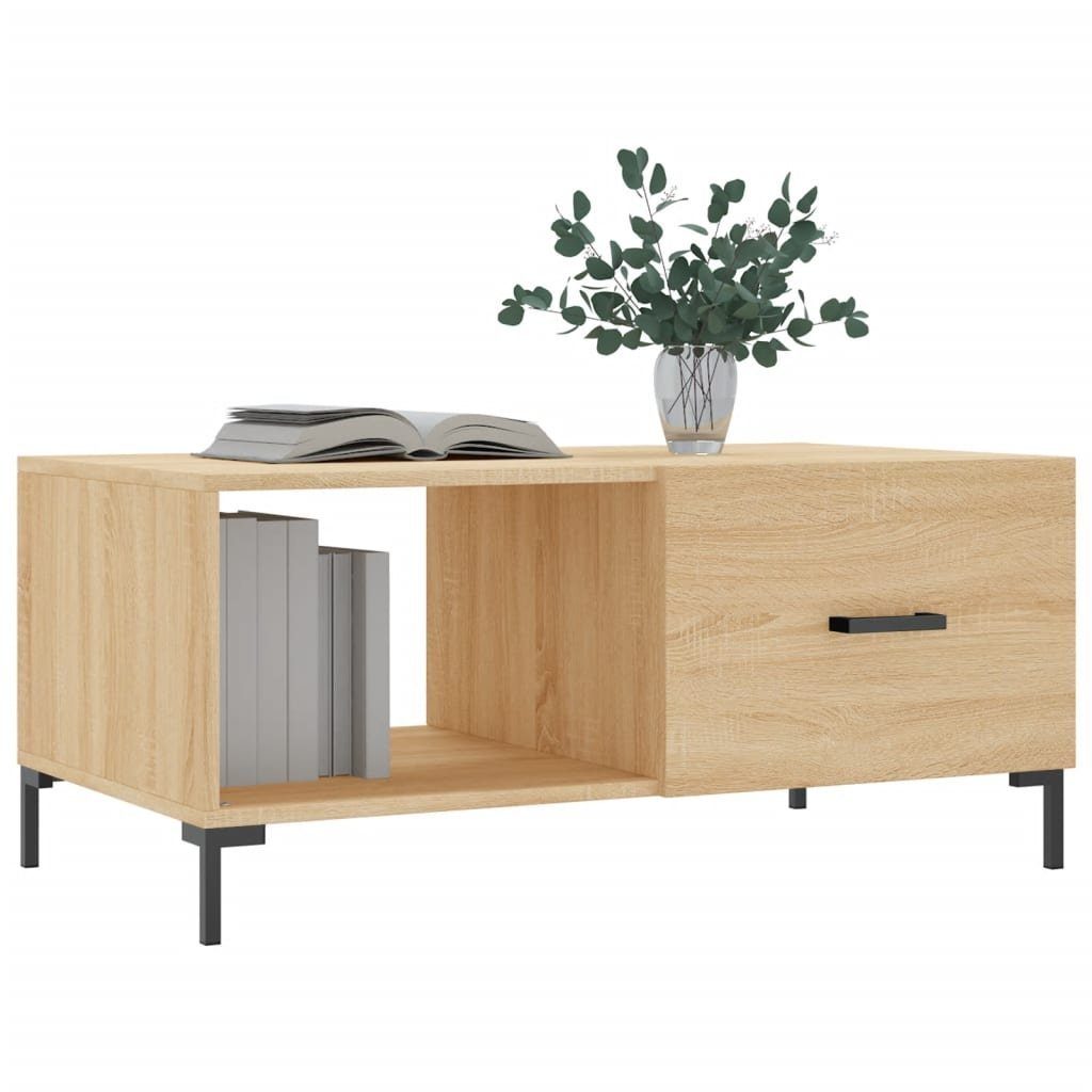 cm (1-St) Couchtisch Sonoma-Eiche 90x50x40 vidaXL Holzwerkstoff Couchtisch Eiche | Sonoma Eiche Sonoma