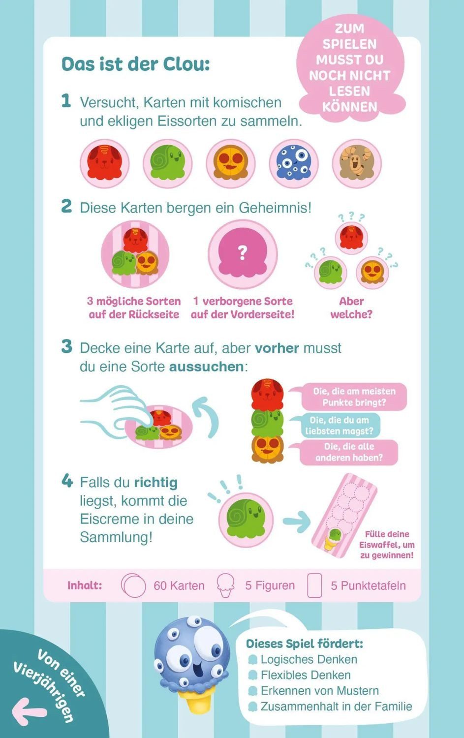 Asmodee Spiel Schrecklich-schöne Eiscreme