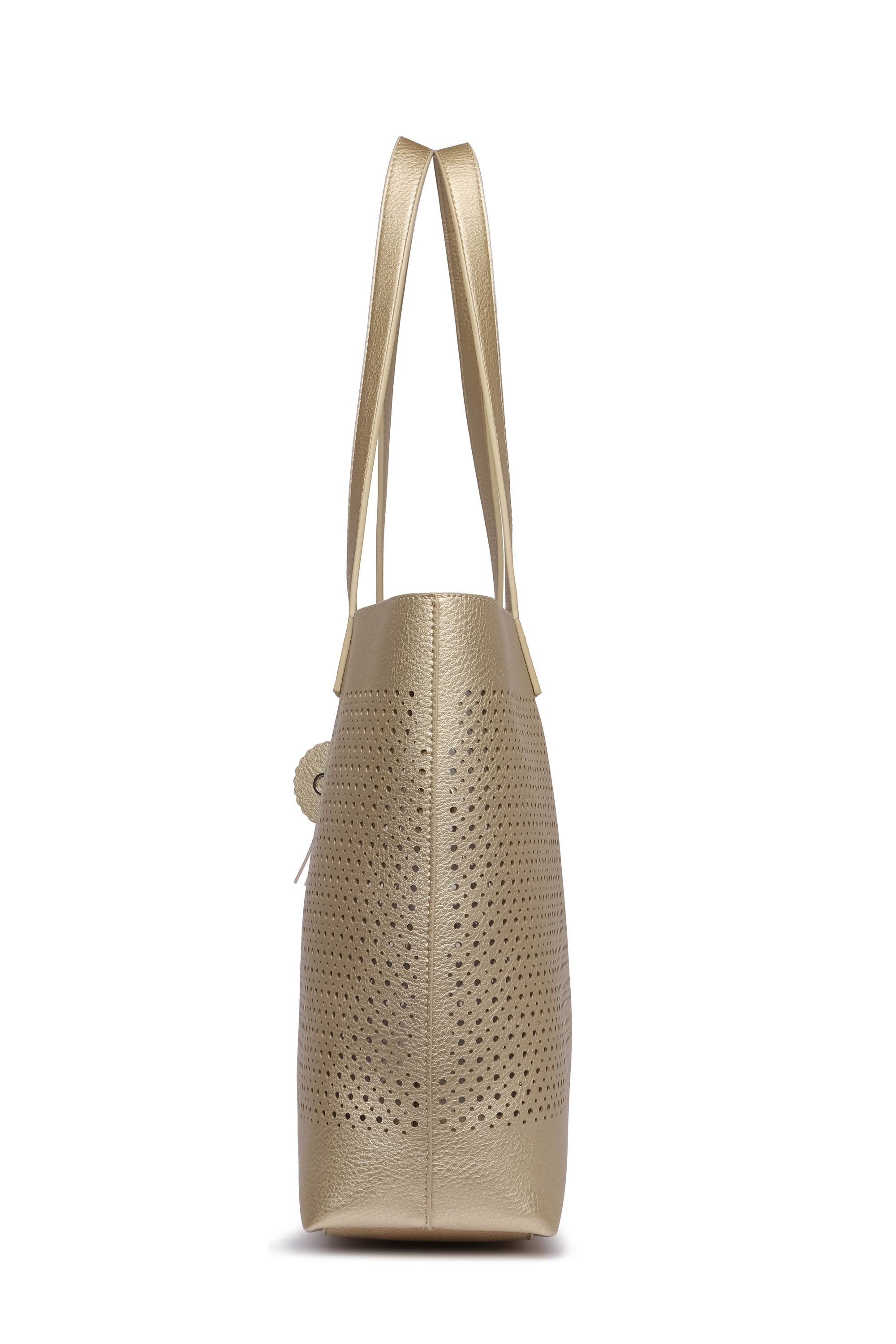 COLLEZIONE ALESSANDRO Schultertasche Glam, mit Lochstanzung