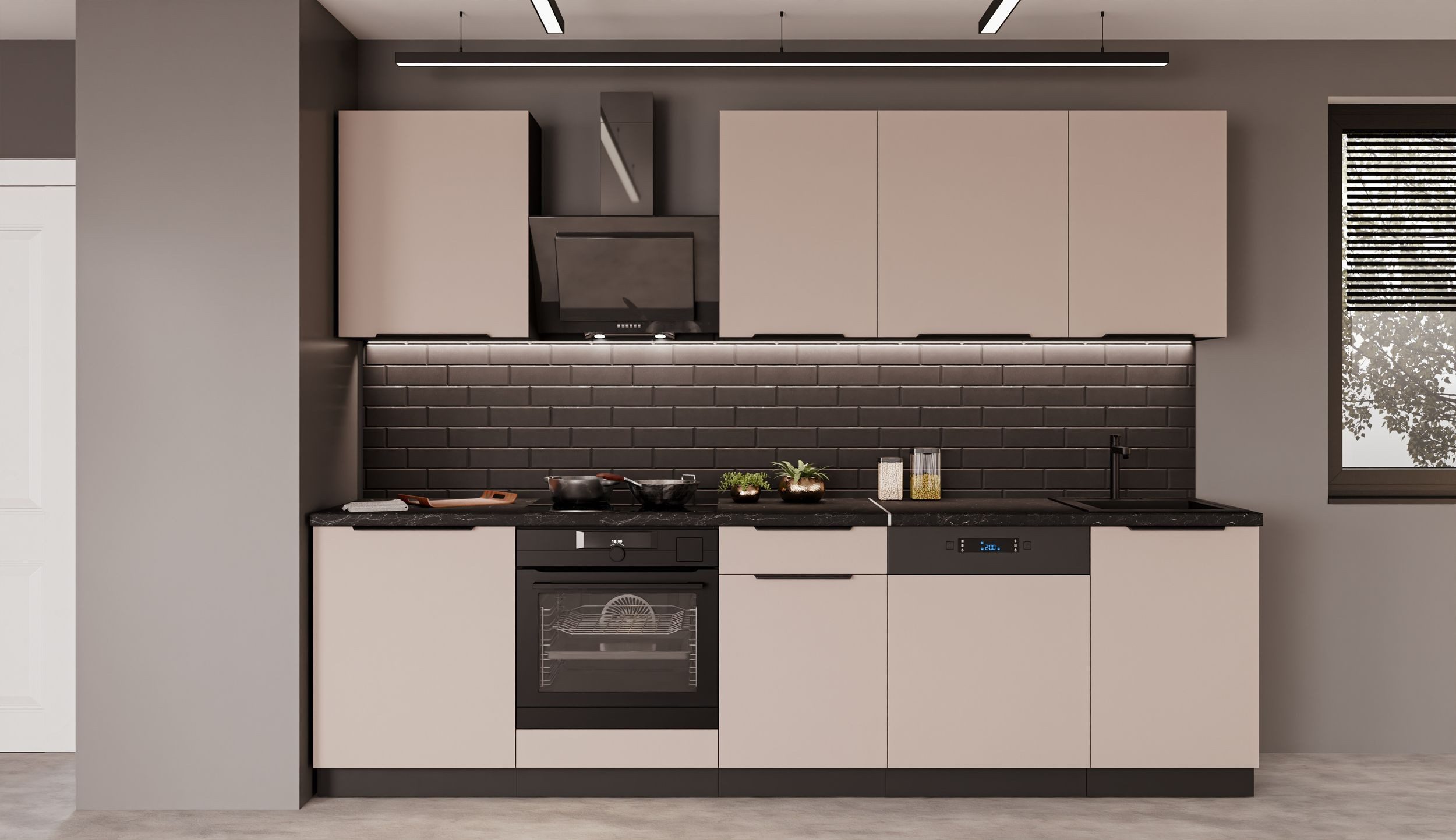 Küchen-Preisbombe Küchenzeile ARONA BASIC 280 Küchenblock Küche Einbauküche günstig online kaufen