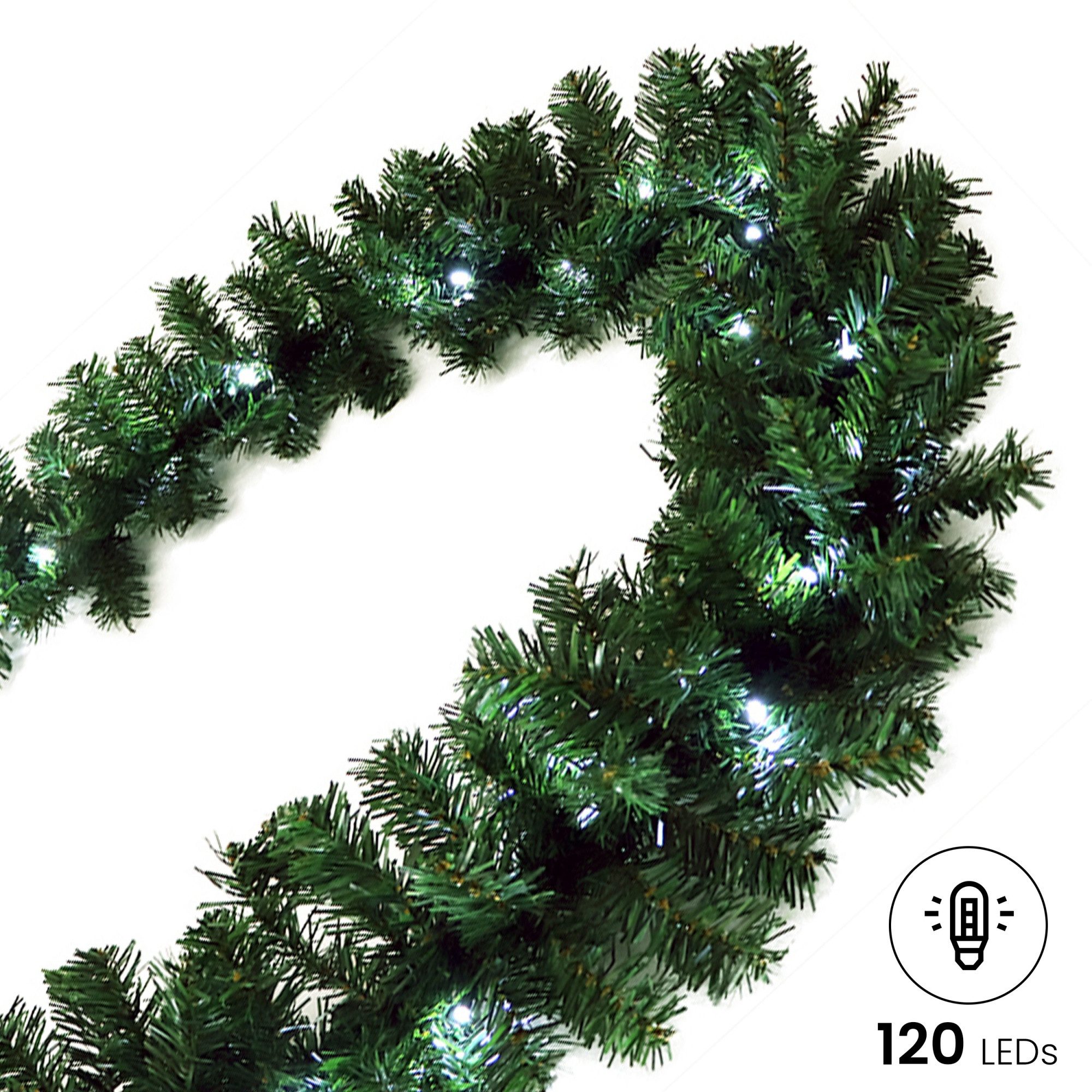 Gartenpirat LED-Girlande Künstliche Tannengirlande Türgirlande LED Weihnachtsgirlande Girlande, Energieeffizient