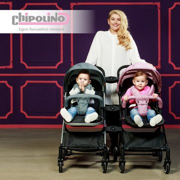 Chipolino Kinderwagen-Adapter Verbindungsstück für Kinderwagen Clarice, zwei Kinderwägen verbinden