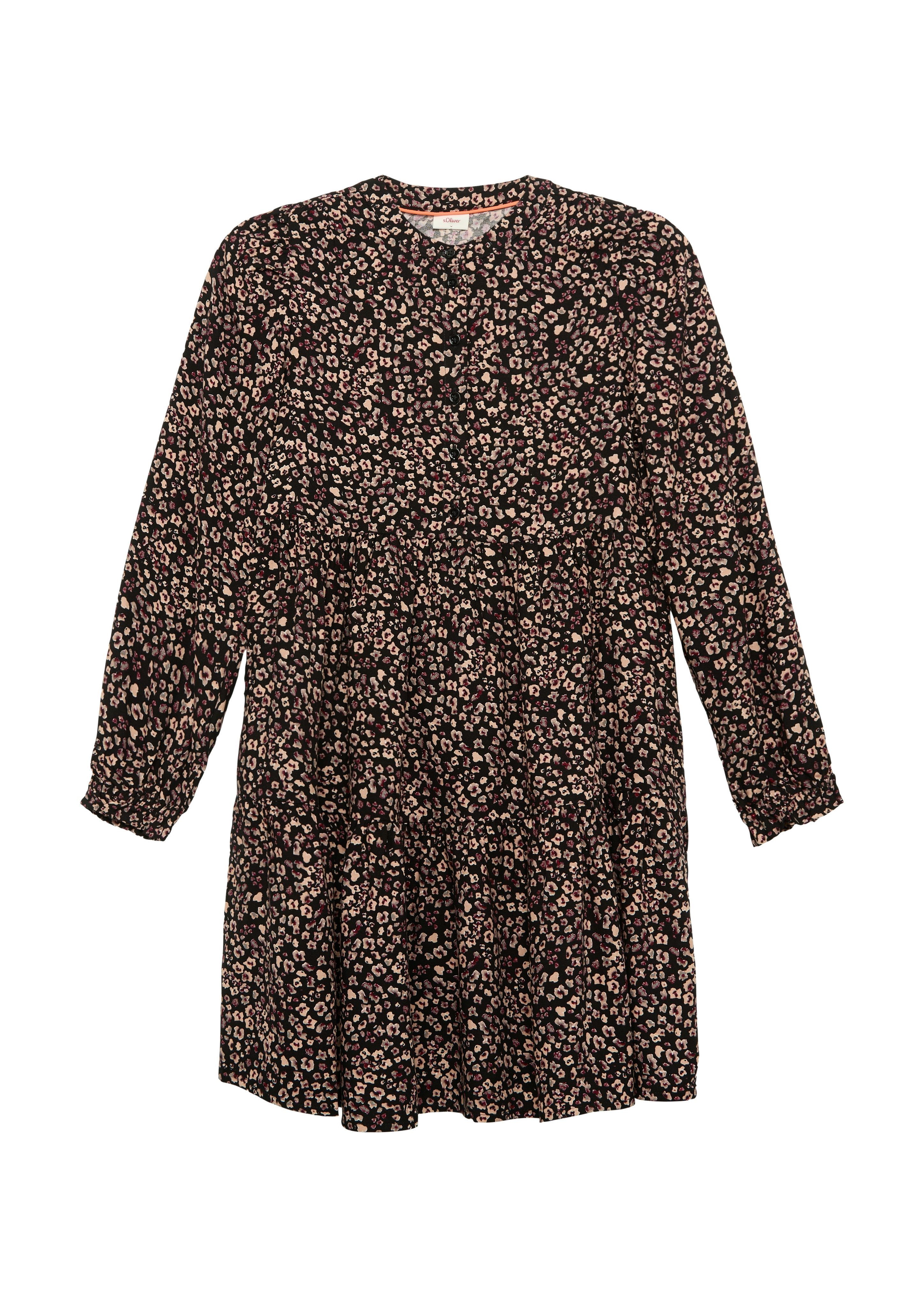 s.Oliver Junior Sommerkleid mit All-Over Print günstig online kaufen