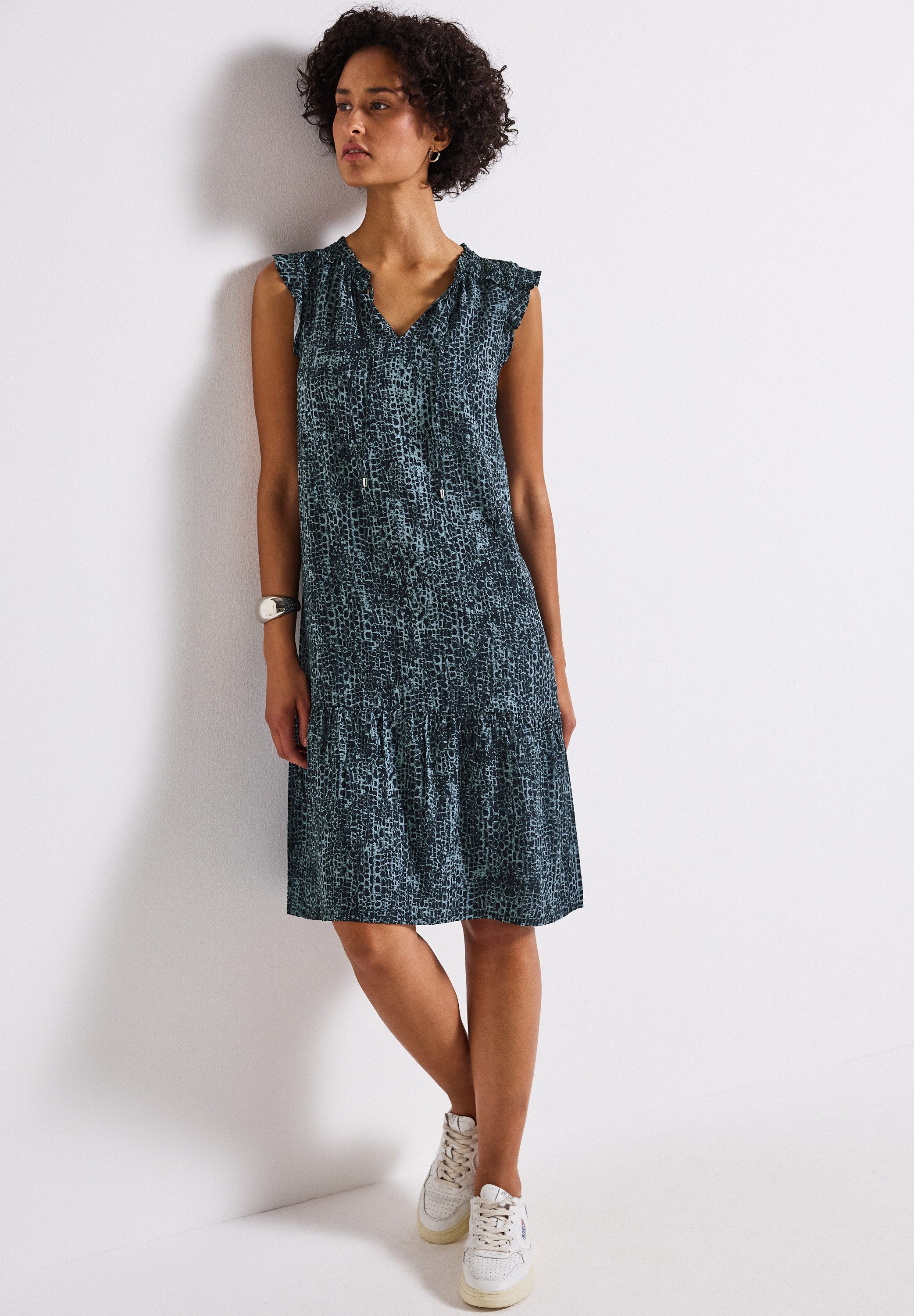 STREET ONE Minikleid mit Volant-Details und günstig online kaufen