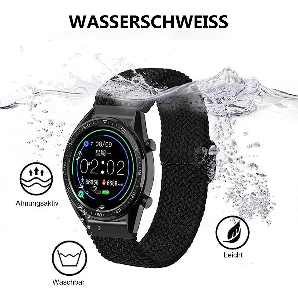 Uhrenarmband Uhrenarmband Samsung für MOUTEN Gewebtes Galaxy watc4/5 pro