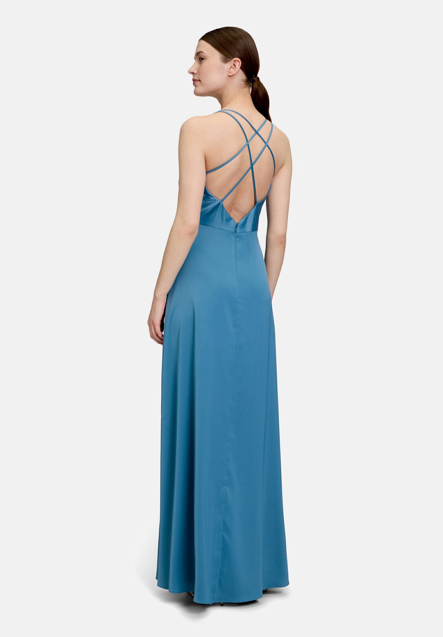 Vera Mont Abendkleid Damen mit V-Ausschnitt Schlitz