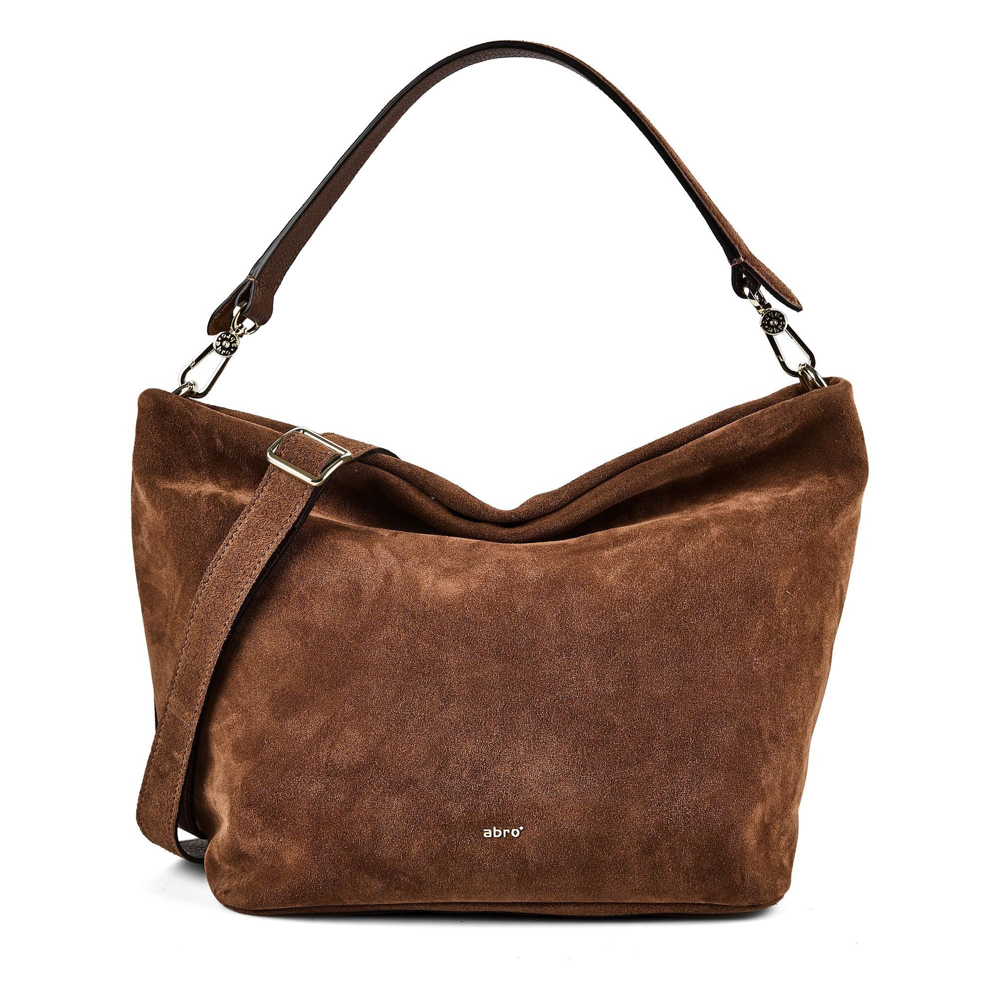 Abro Schultertasche Ebony, Leder