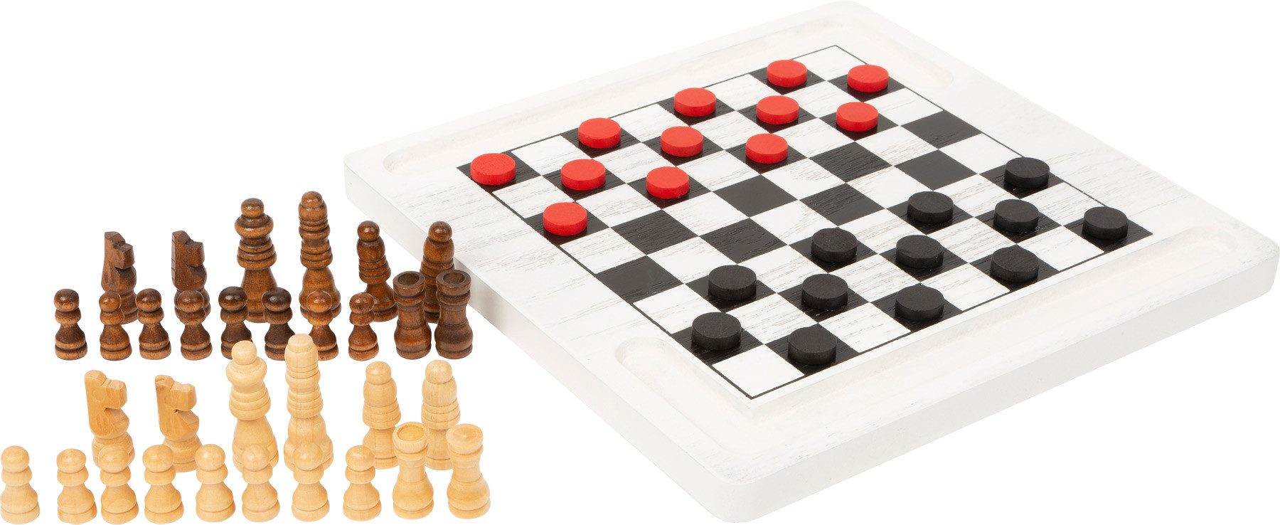 Small Foot Spielesammlung Brettspiel Schach und Dame