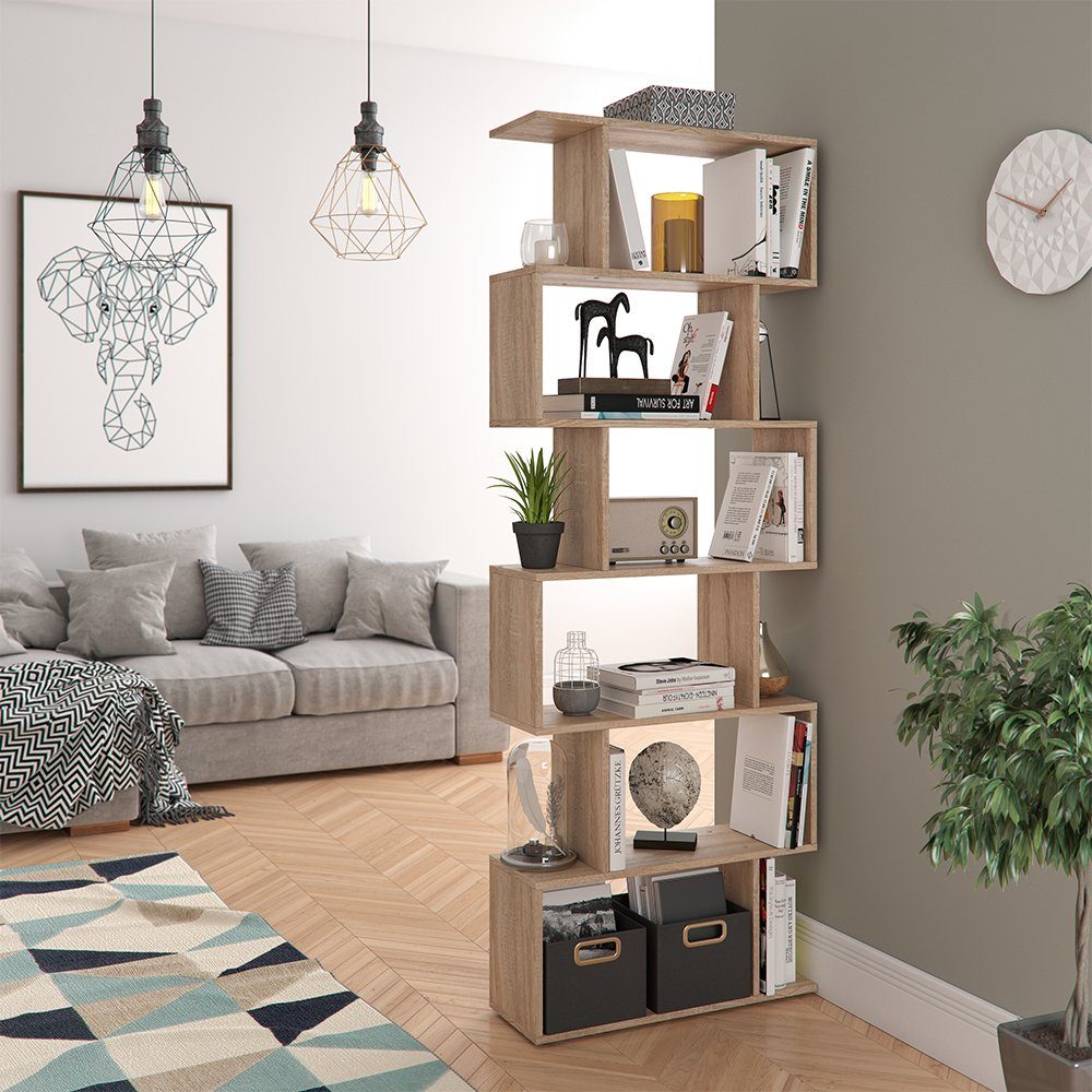 Vicco Raumteiler Levio, Sonoma, 70 x 196.1 cm, Freistehend günstig online kaufen