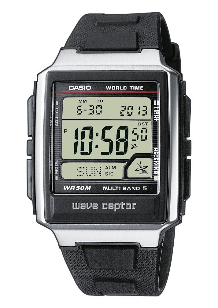 Casio Funk Funkchronograph WV-59R-1AEF, Quarzuhr, Armbanduhr, Herren, digital, Stoppfunktion