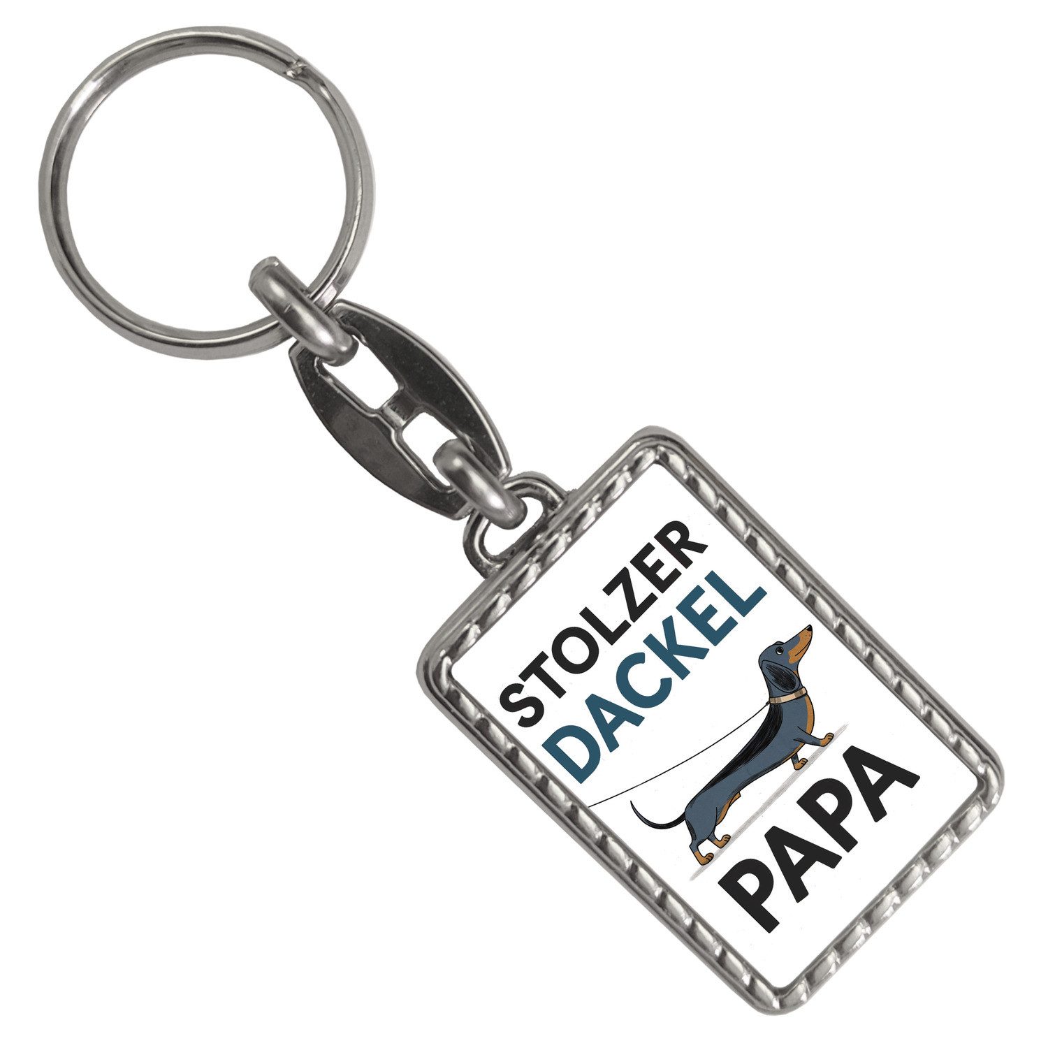speecheese Schlüsselanhänger Stolzer Dackel Papa Schlüsselanhänger günstig online kaufen