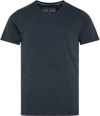 CAMP DAVID T-Shirt mit Logoprägung