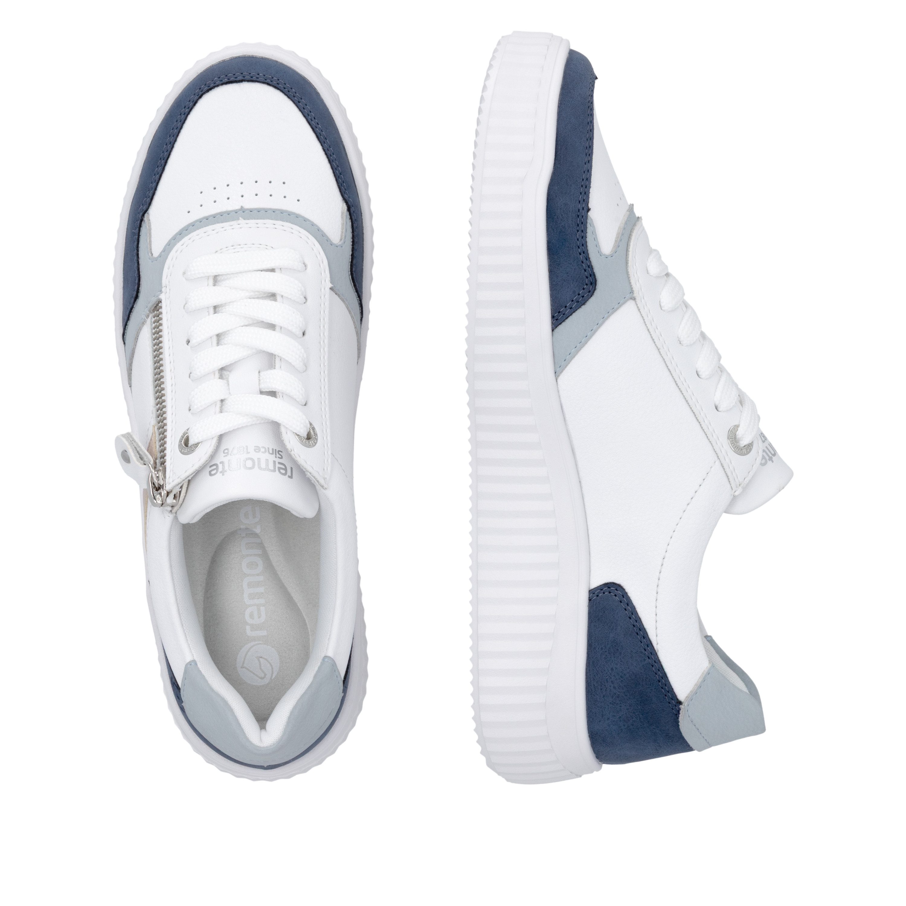 Remonte Plateausneaker Schnürschuh, Halbschuh, Freizeitsneaker mit Schaftrandpolsterung