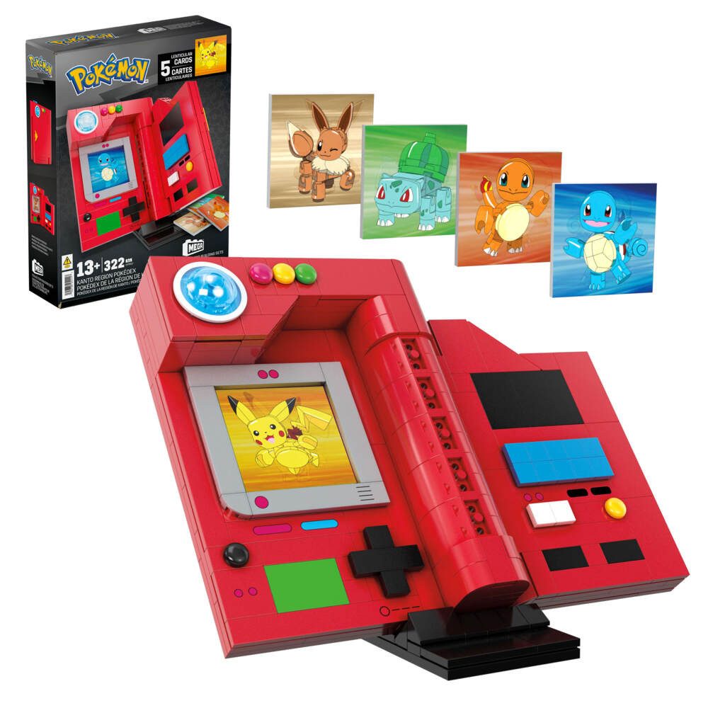 Mattel® Steckspielzeug MEGA Pokémon Kanto Pokédex