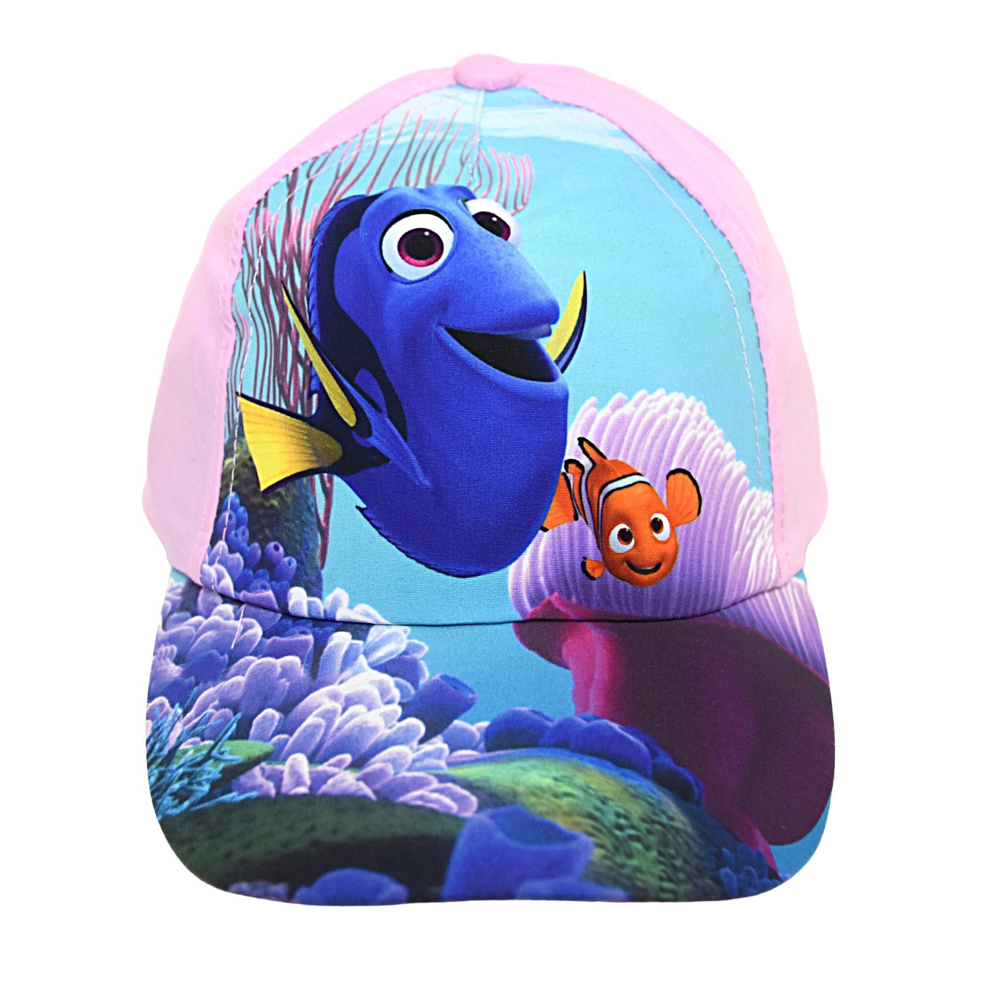 Dory Schutz Cap cm Größe UV Rosa Sommerkappe Baseball Disney Nemo 52-54 30+ & mit