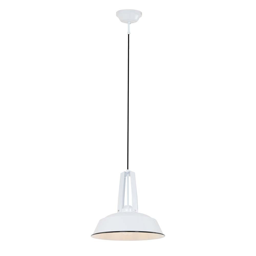 Steinhauer LIGHTING Pendelleuchte, Leuchtmittel nicht inklusive, Pendelleuchte Esszimmerleuchte Hängelampe weiß Industrial