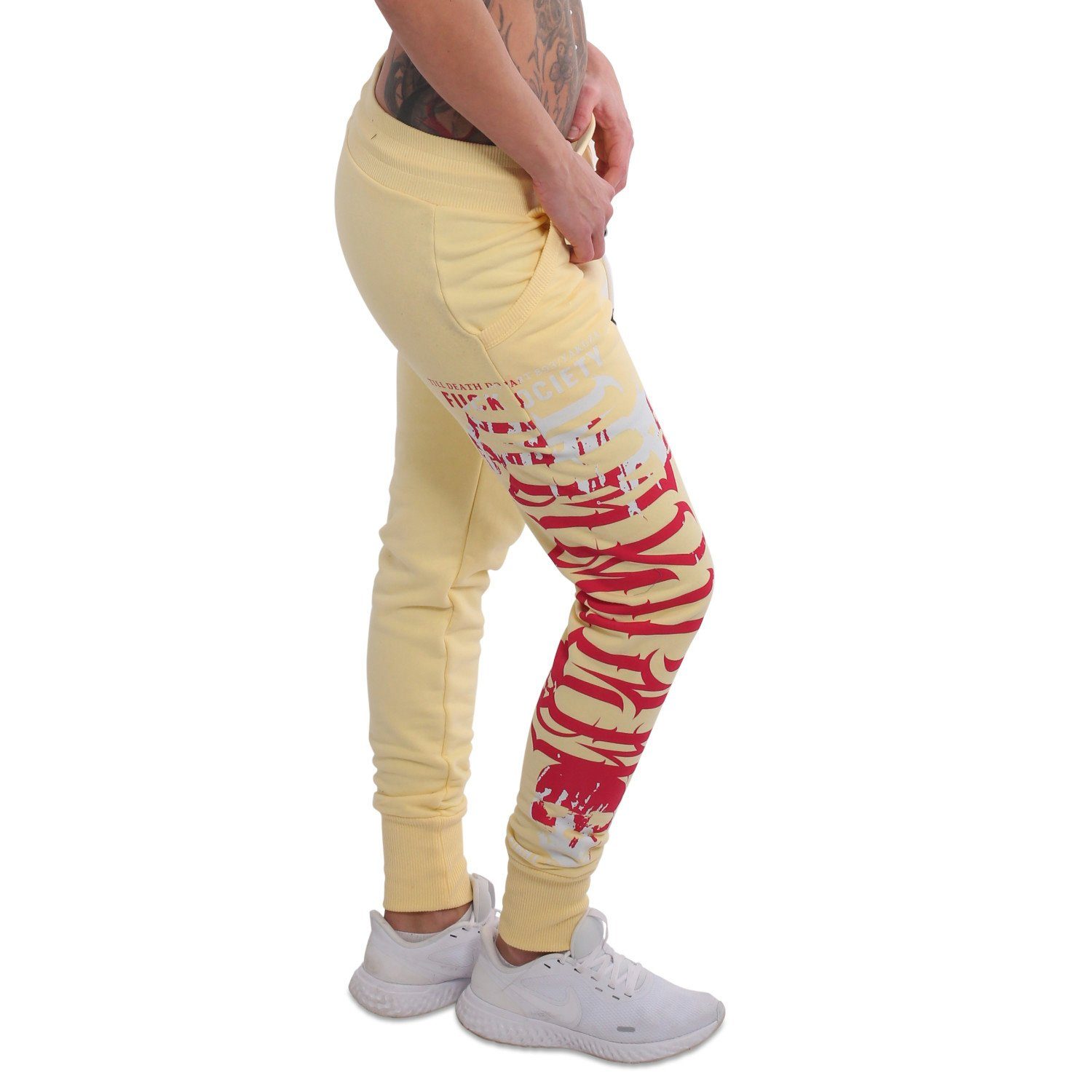 YAKUZA Jogginghose FS pale banana