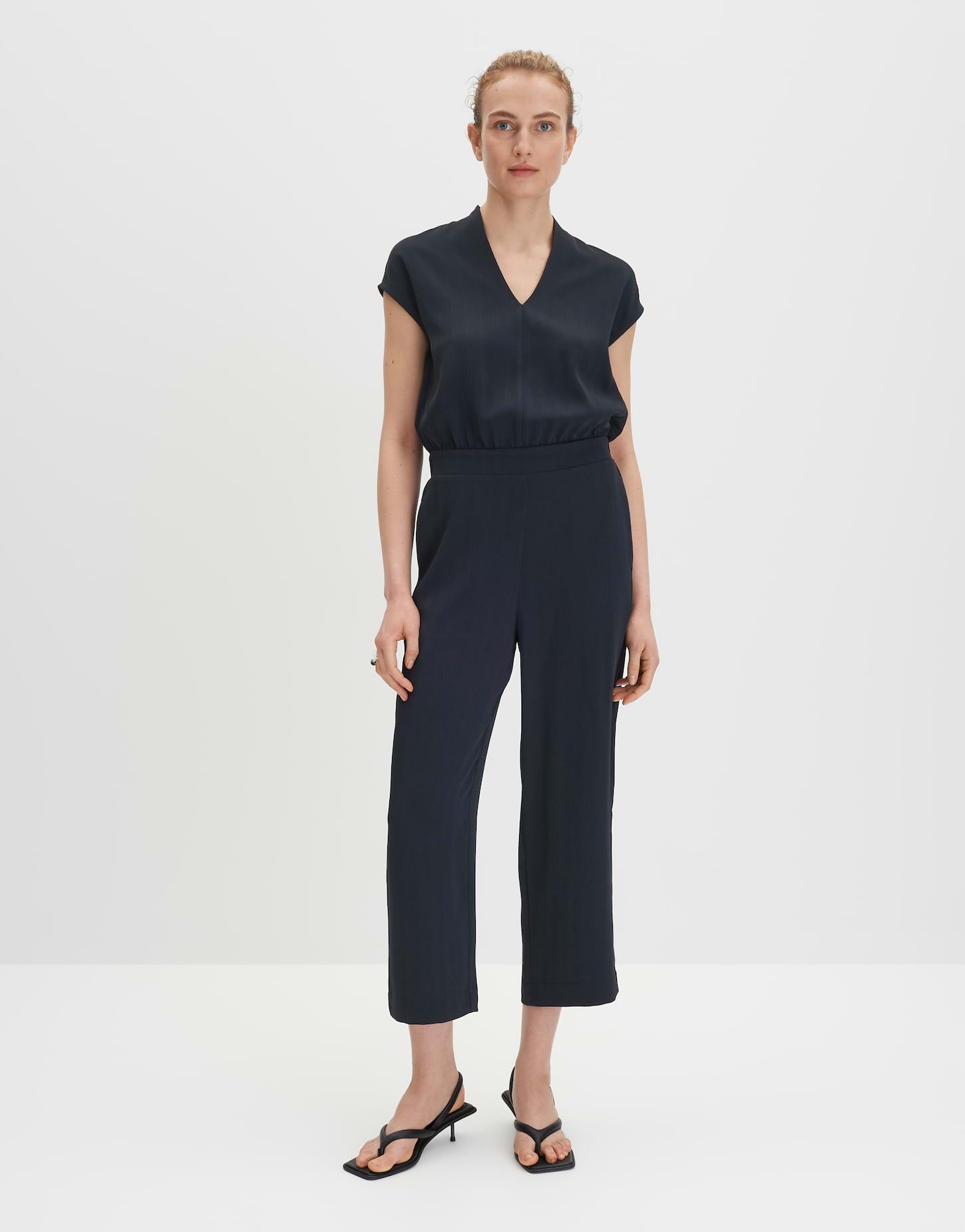 Jumpsuit CETSUSI mit gestreiften Webmuster