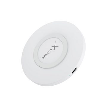 XLAYER Ladegerät XLayer Wireless Charging Pad Basic 10W Qi-zertifiziert White Wireless Charger