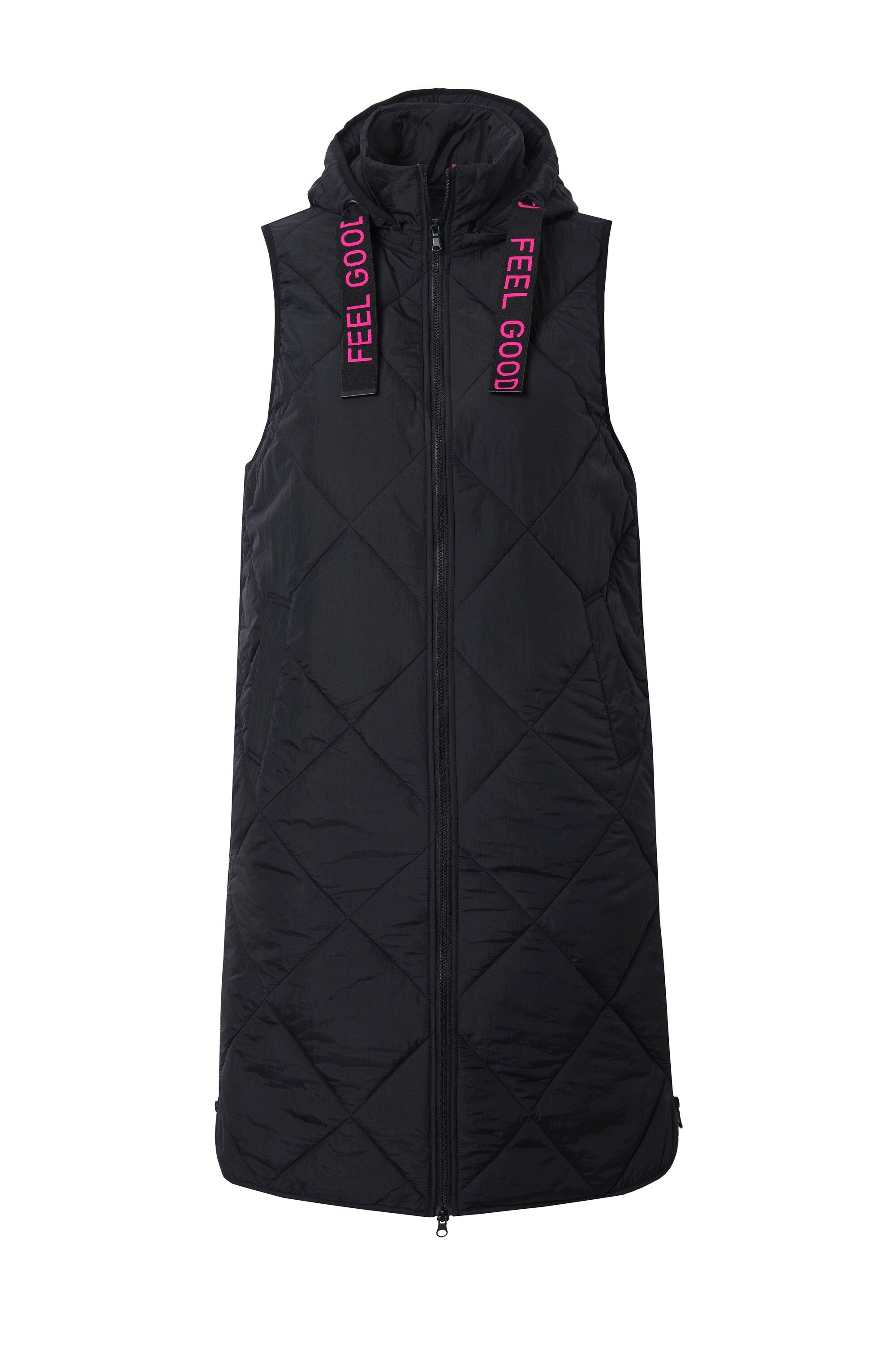 Ulla Popken Steppweste Steppweste Stehkragen Kapuze abnehmbar günstig online kaufen